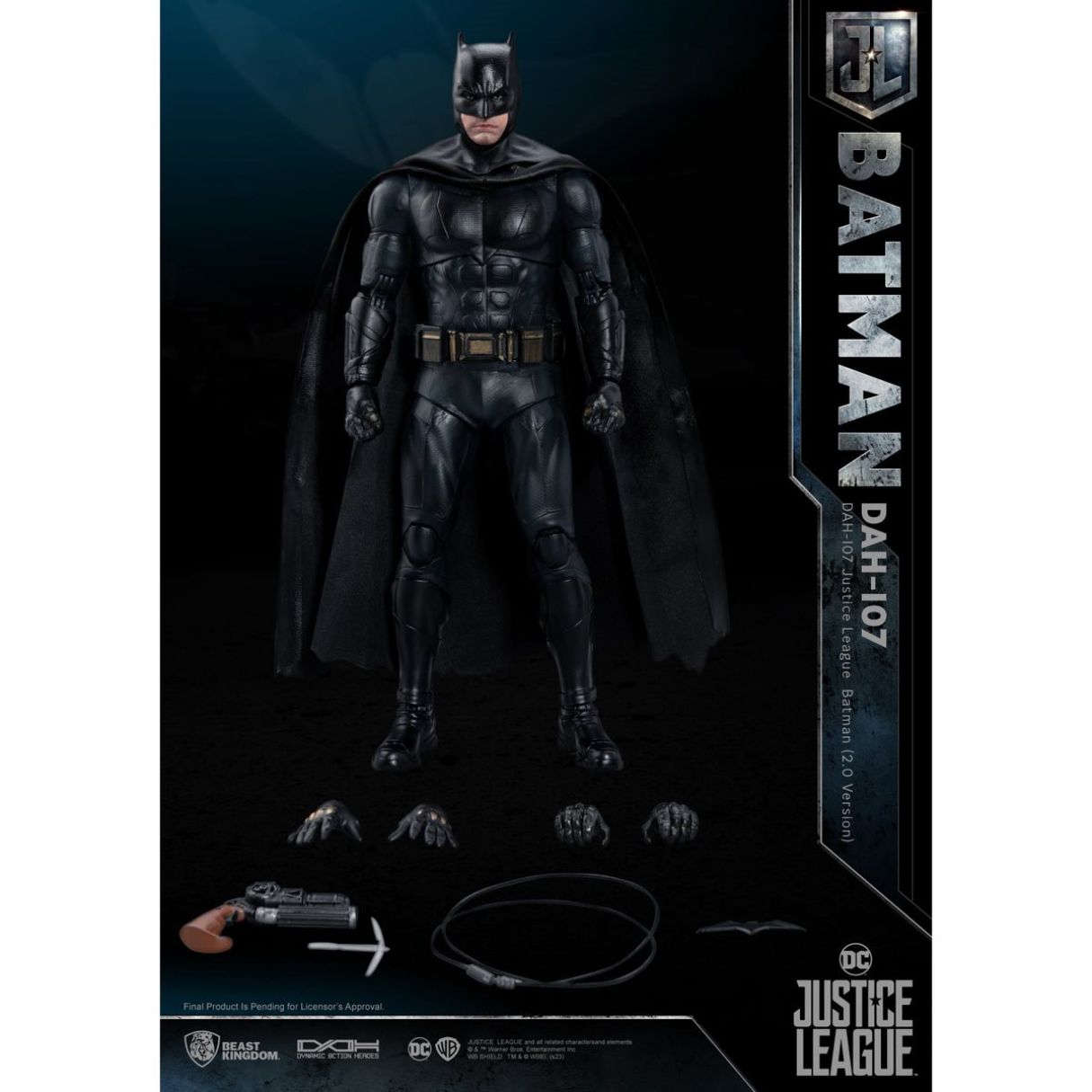 DAH-107 Justice League Batman Action Figure by Beast Kingdom -Beast Kingdom - India - www.superherotoystore.com