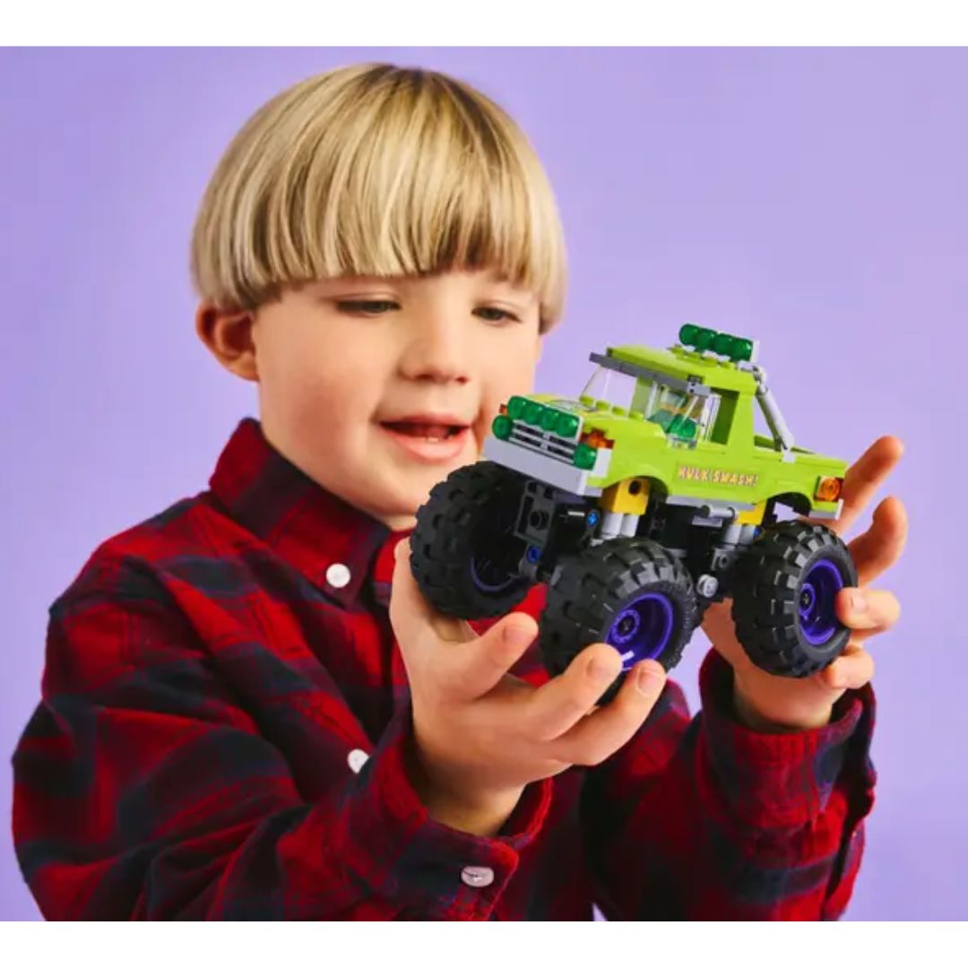 Super Heroes Marvel The Hulk Truck Vs. Thanos By Lego -Lego - India - www.superherotoystore.com