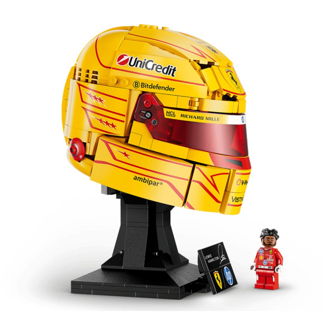 Scuderia Ferrari Hp Lewis Hamilton Helmet By Lego