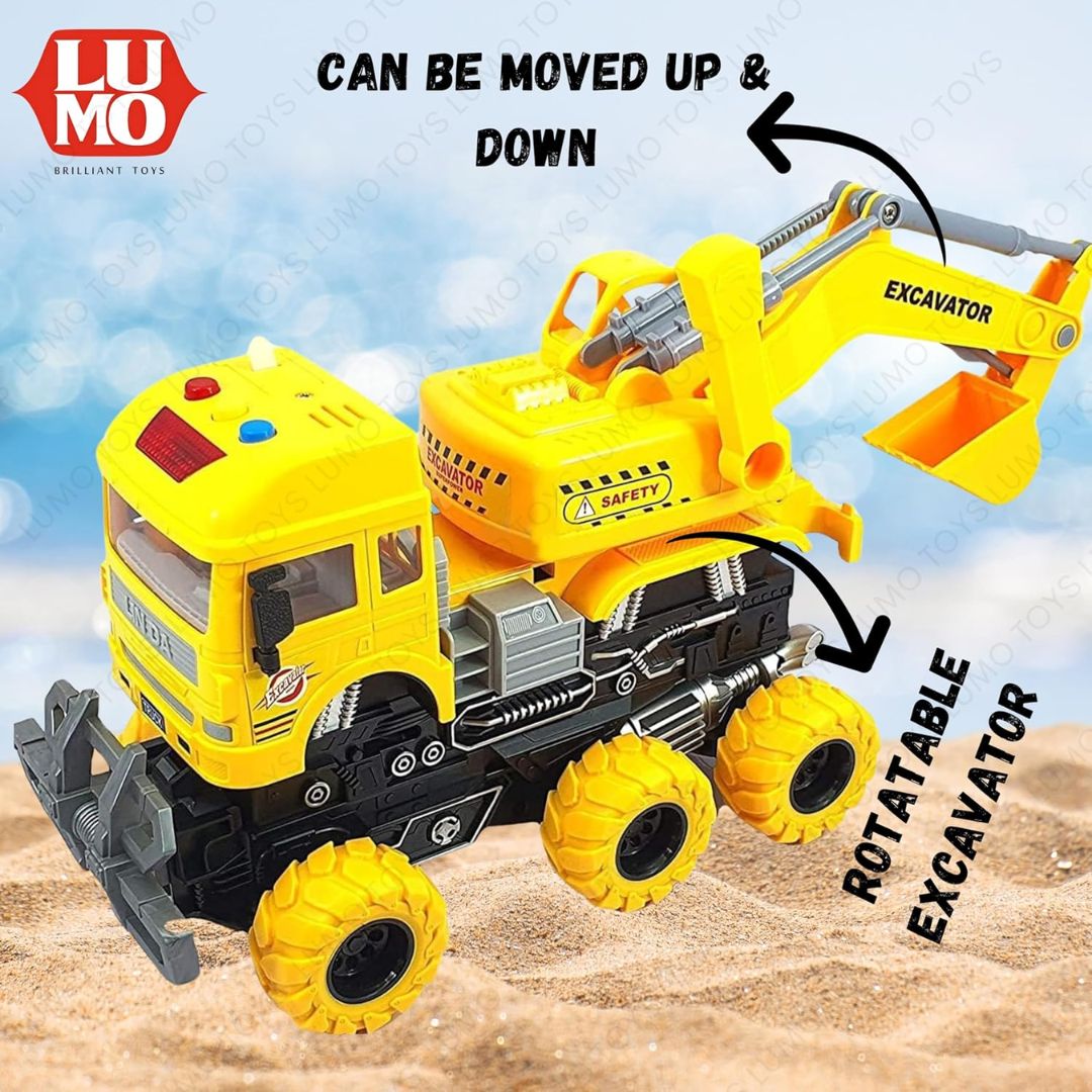 Construction Engineering Truck Toy -Lumo - India - www.superherotoystore.com