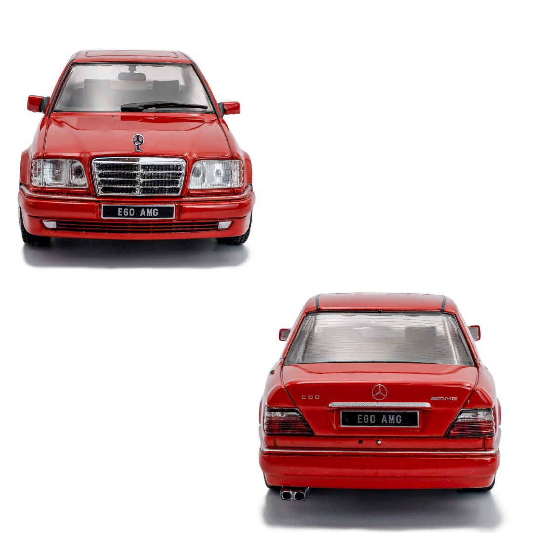 1:43 Mercedes-Benz (W124) E60 Amg Signal Red 1994 By Solido