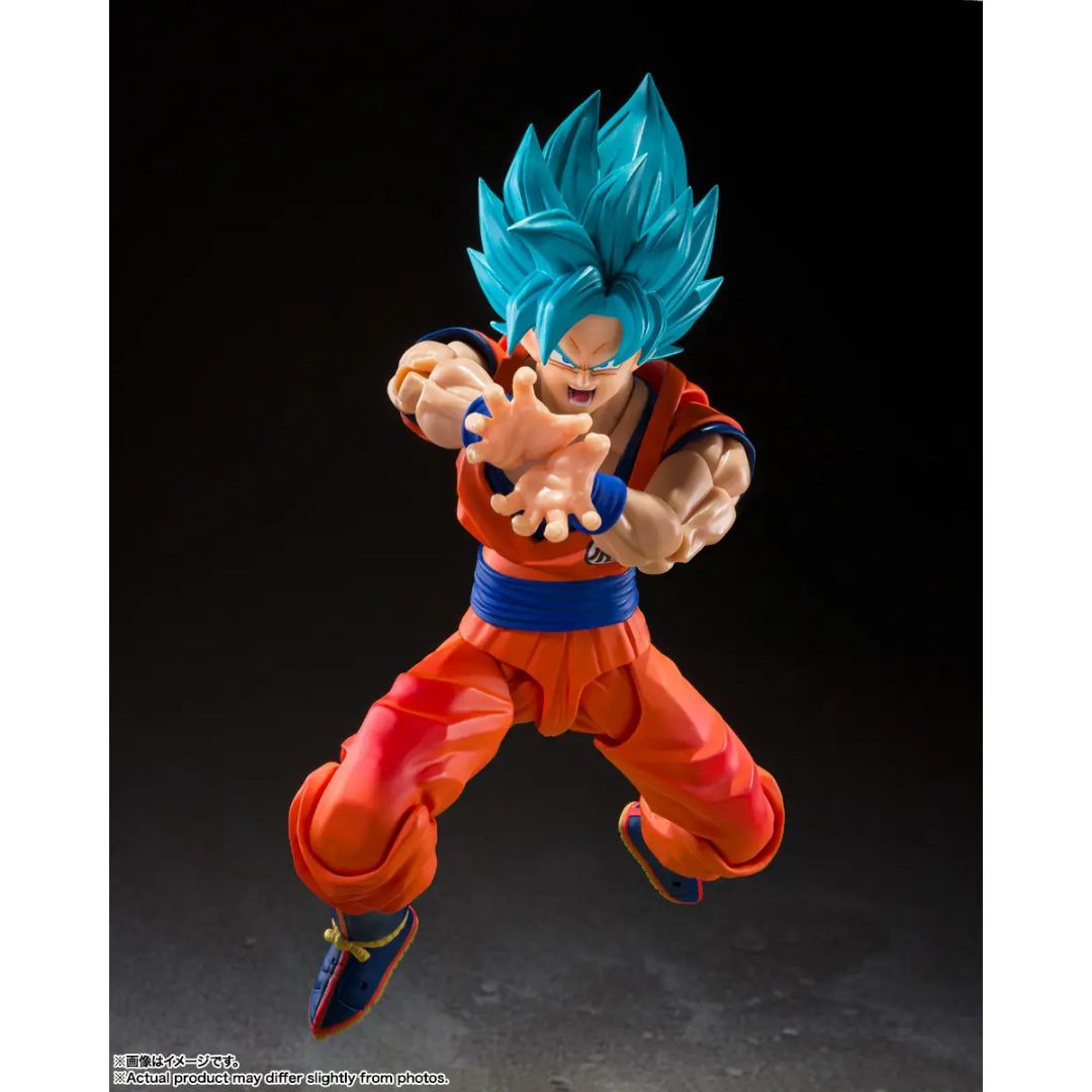 Dragon Ball Z Son Goku (Blue Power Transcending Limits) SHF By Tamashii Nations