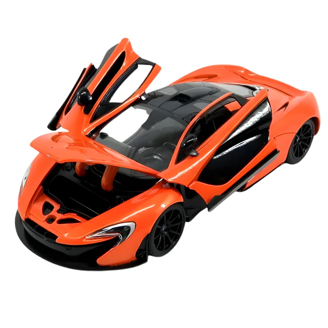 Orange McLaren P1 1:24 Scale Die-Cast Car By Rastar -Rastar - India - www.superherotoystore.com
