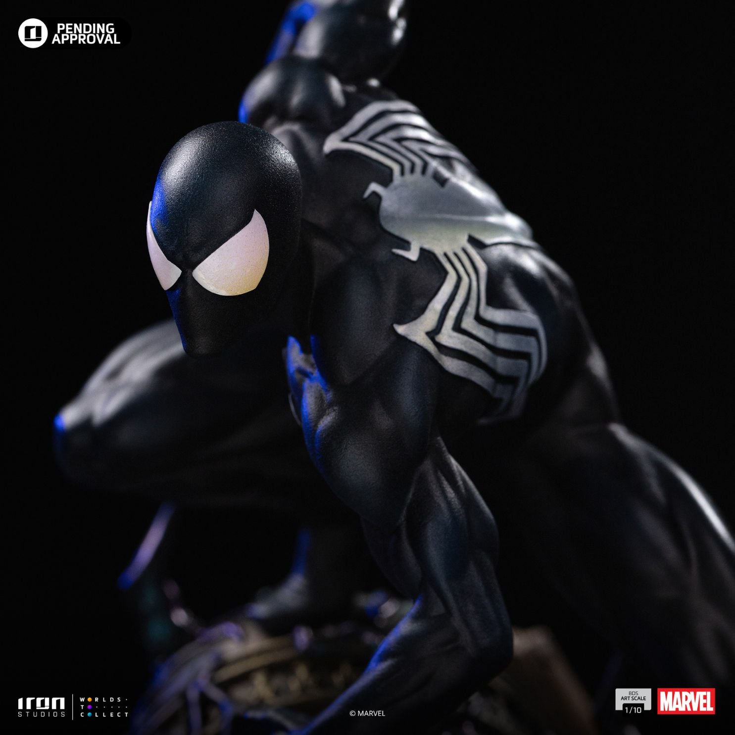 Spider-Man Black Bds Art Statue By Iron Studios -Iron Studios - India - www.superherotoystore.com