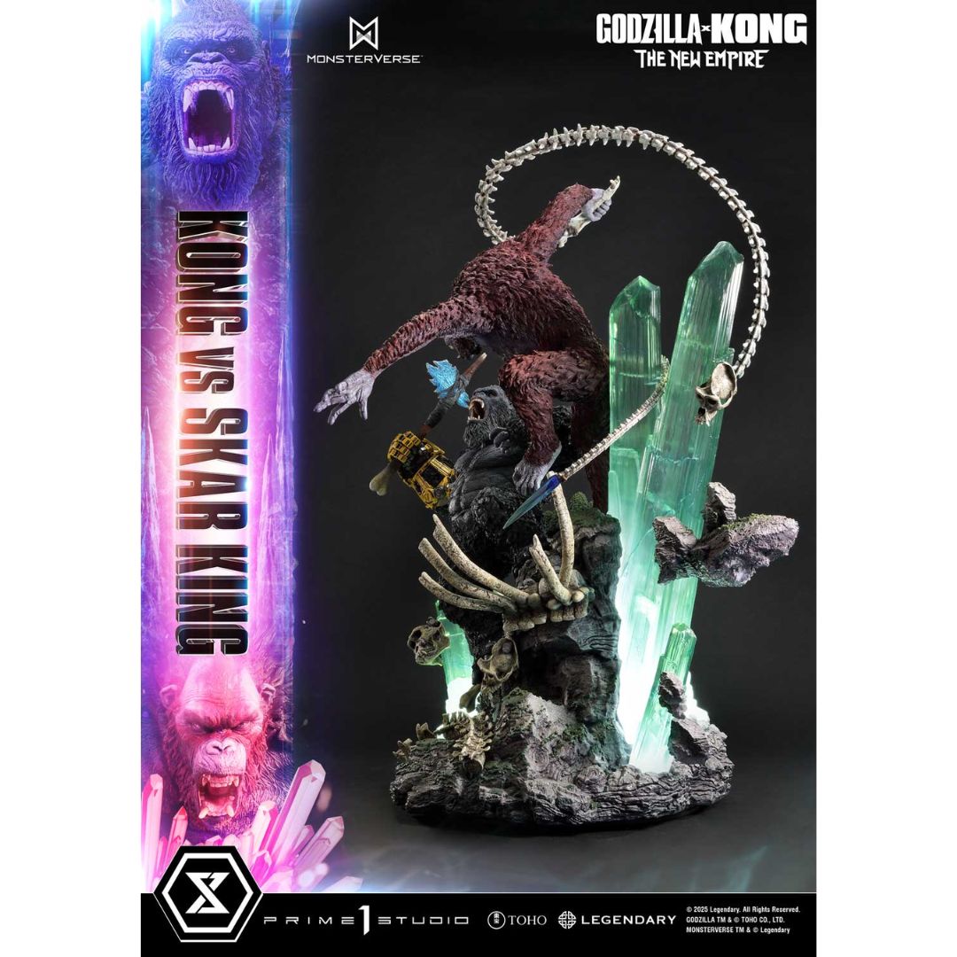 Godzilla X Kong: The New Empire (Film) Kong Vs Skar King Statue By Prime1 Studios -Prime1 Studios - India - www.superherotoystore.com