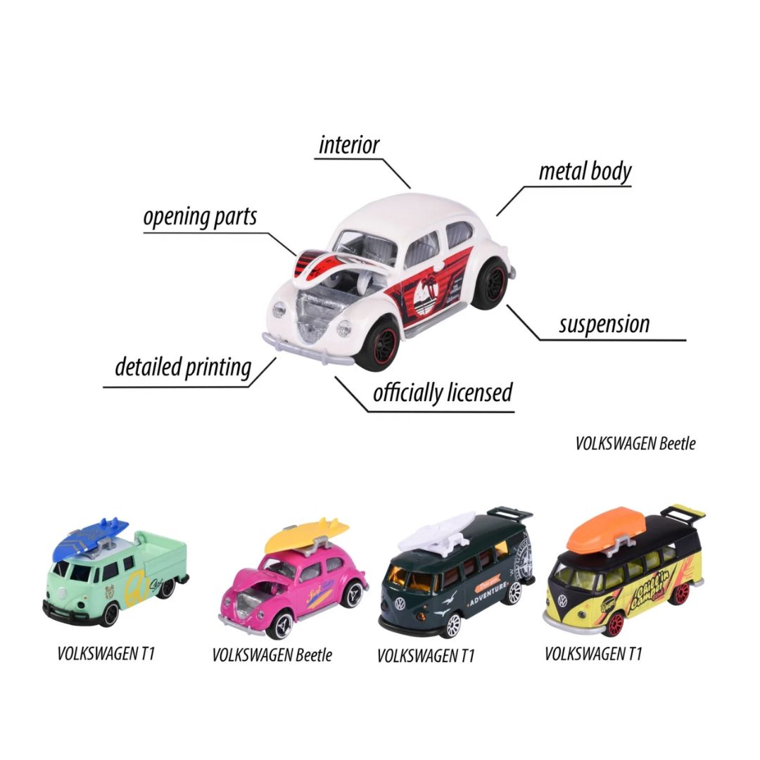 Vw The Originals 5 Pieces Pack By Majorette By Majorette -Majorette - India - www.superherotoystore.com