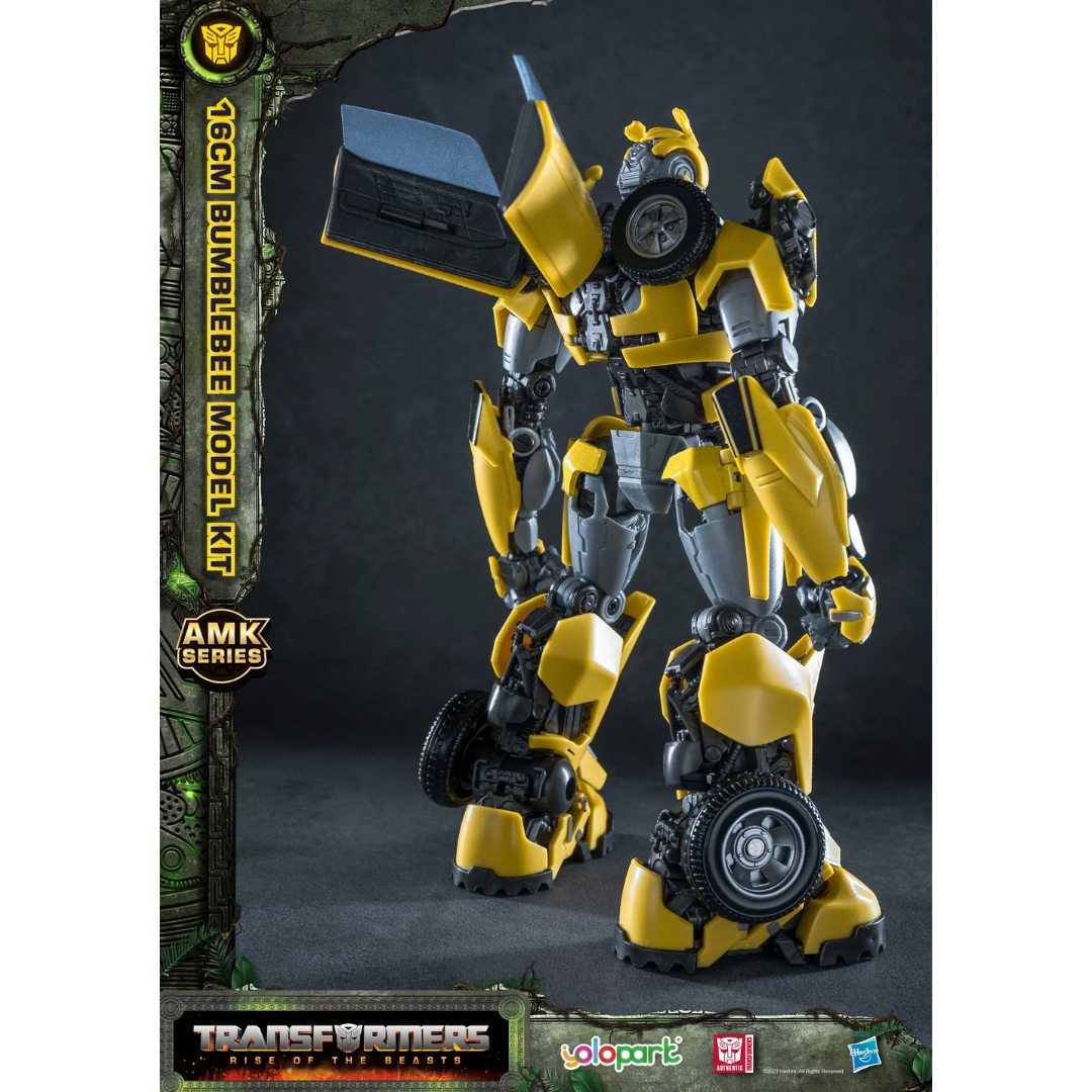 Transformers Rise Of The Beasts: Amk Series 16Cm Bumblebee Model Kit By Yolo Park -Iron Studios - India - www.superherotoystore.com