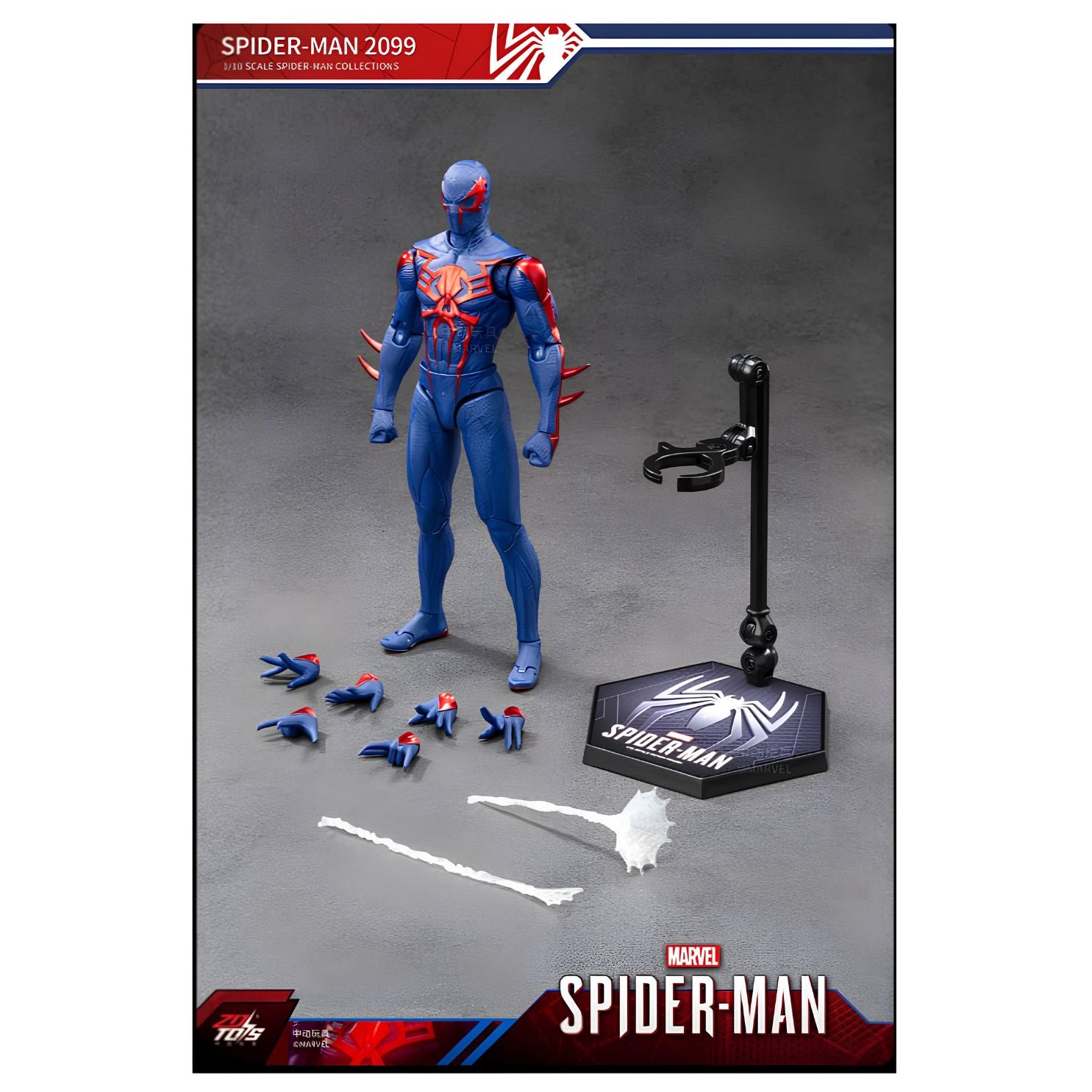 Spider-Man : Spider-Man 2099 Action Figure By Zd Toys -ZD Toys - India - www.superherotoystore.com