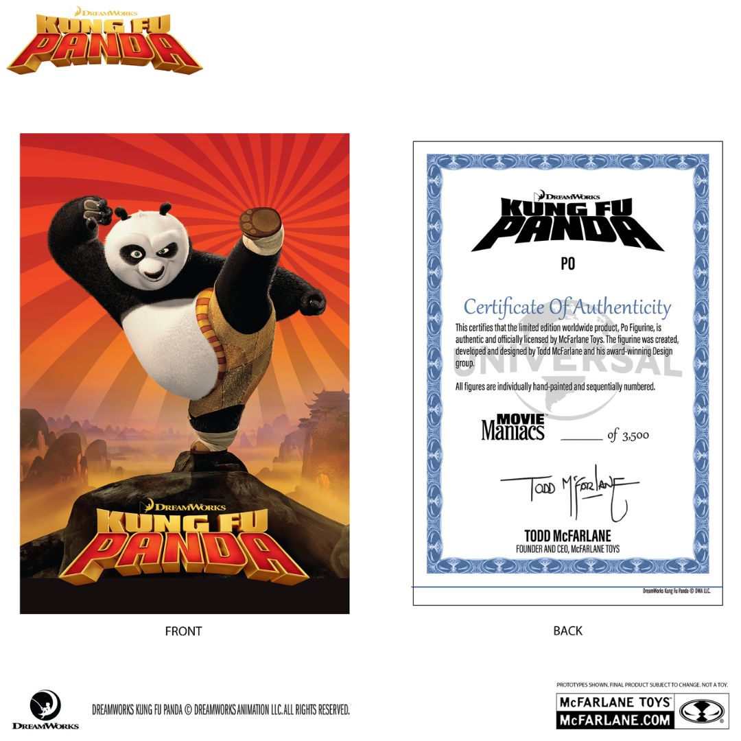 Movie Maniacs Kung Fu Panda By Mcfarlane Toys -McFarlane Toys - India - www.superherotoystore.com