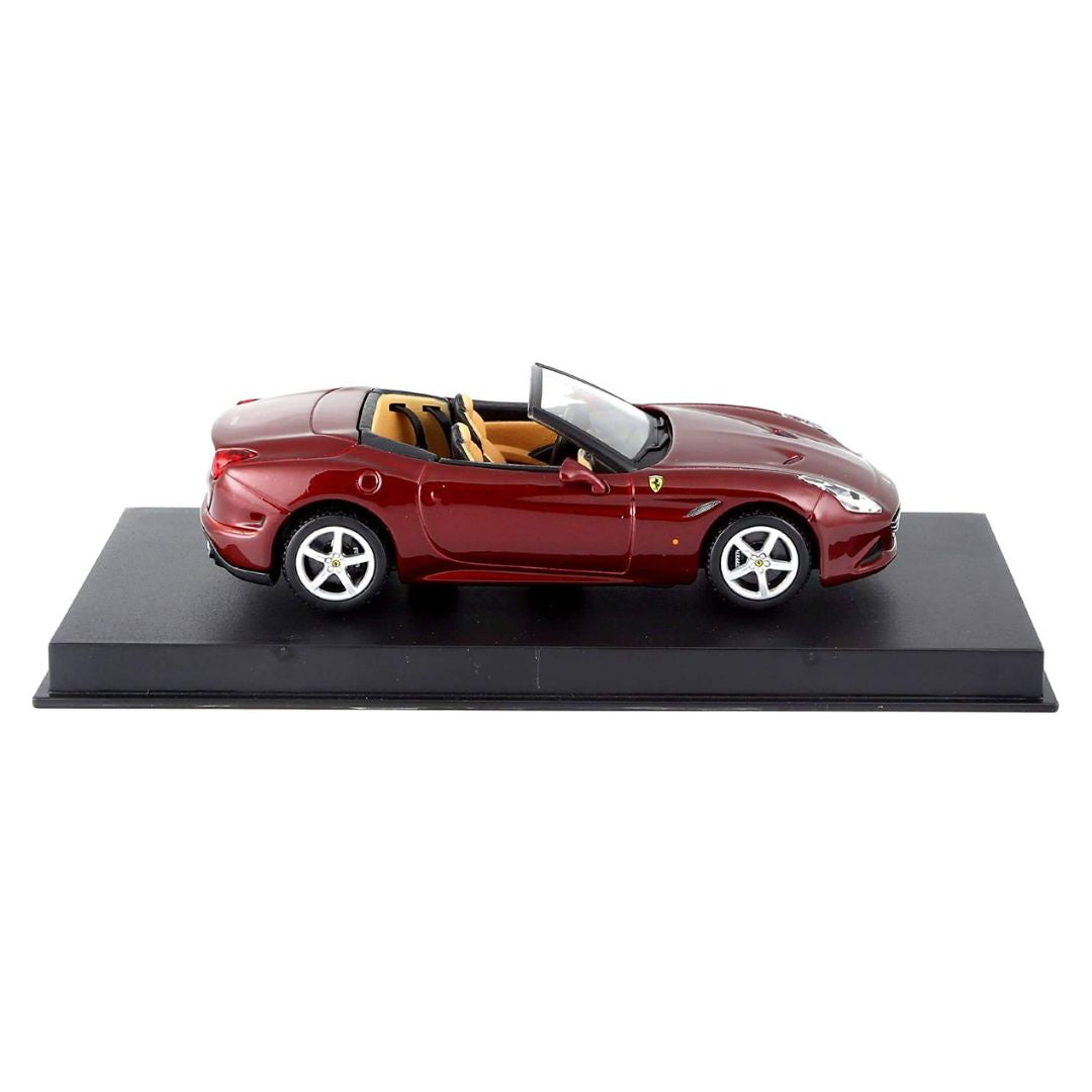 Maroon Ferrari California T 1:43 Scale Die-Cast car by Bburago -Bburago - India - www.superherotoystore.com