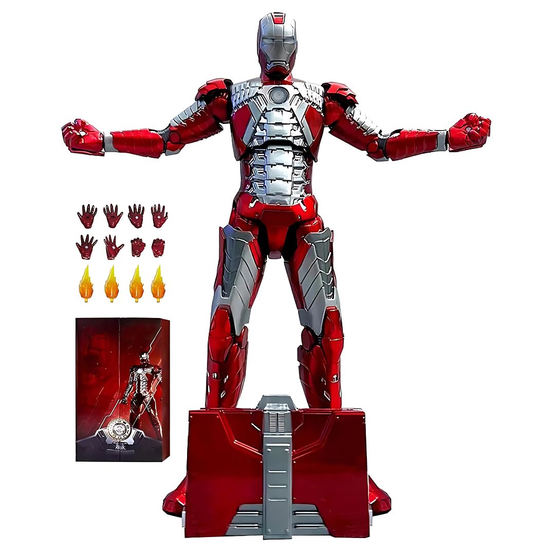 Iron Man Mk5Action Figure By Zd Toys -ZD Toys - India - www.superherotoystore.com