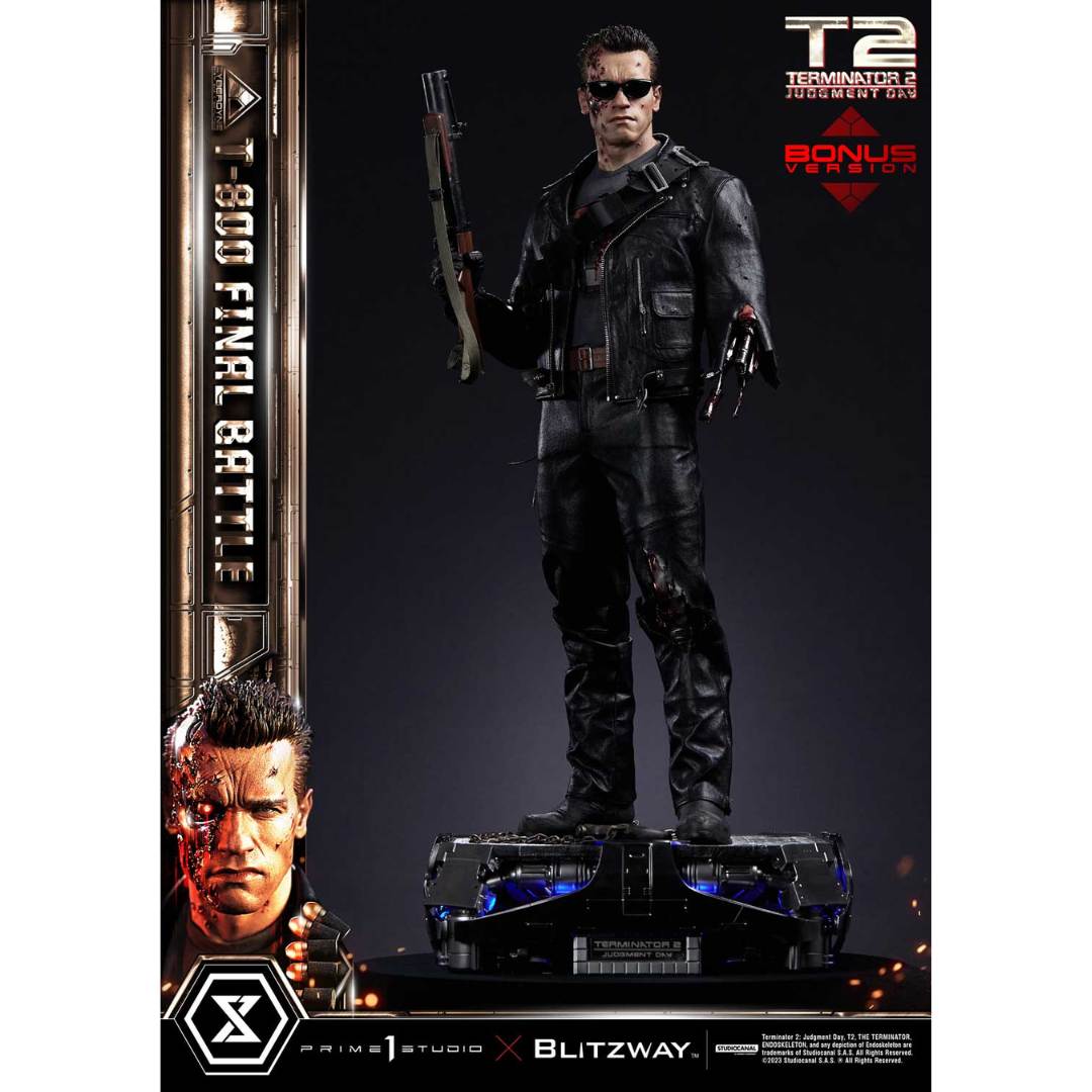 Terminator 2: Judgment Day T-800 Final Battle DX Bonus Version by Prime 1 Studios -Prime 1 Studio - India - www.superherotoystore.com