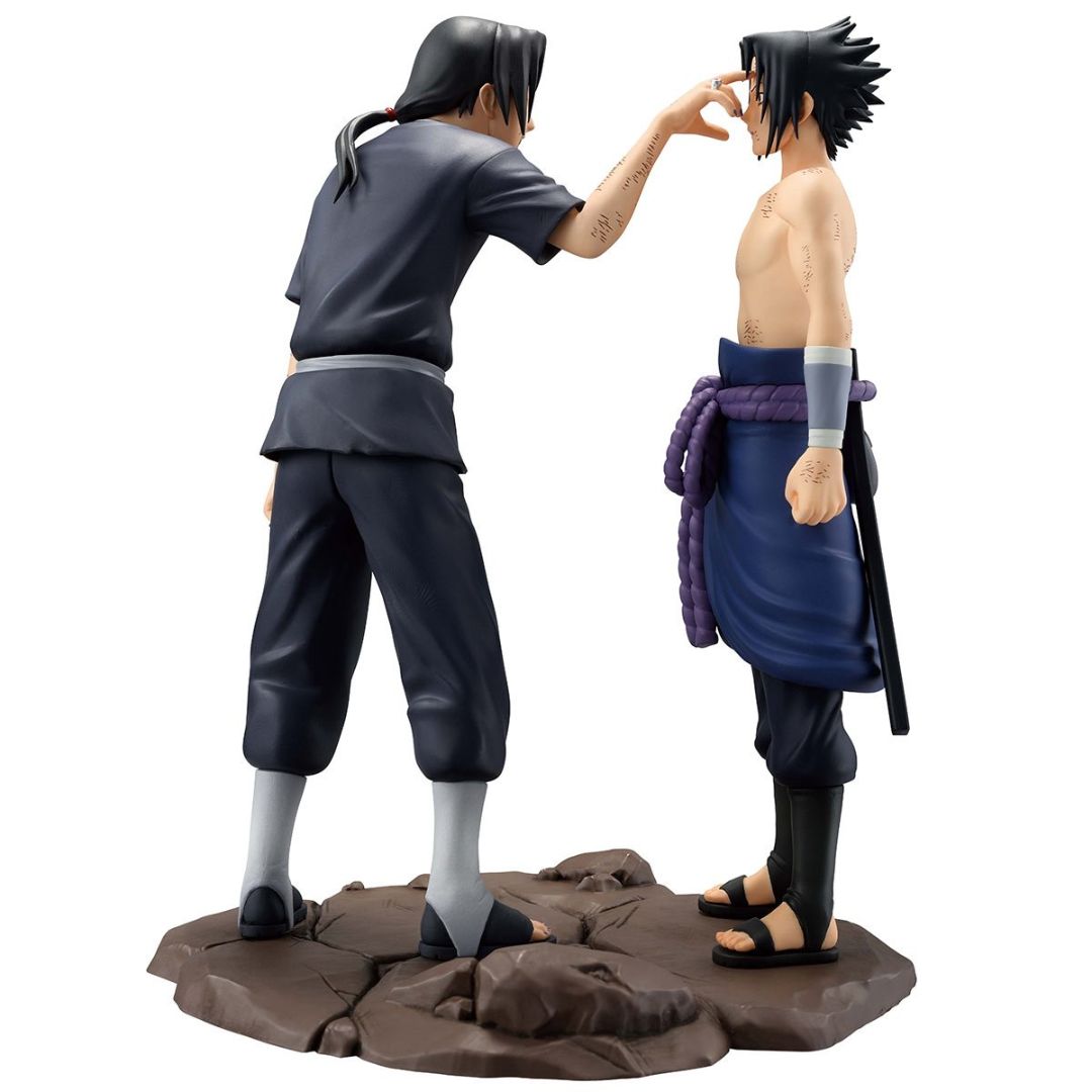 Naruto Shippuden Sasuke And Itachi Uchiha Red Eyes Reflecting The Heart Masterlise Ichibansho Statue -Ichibansho - India - www.superherotoystore.com