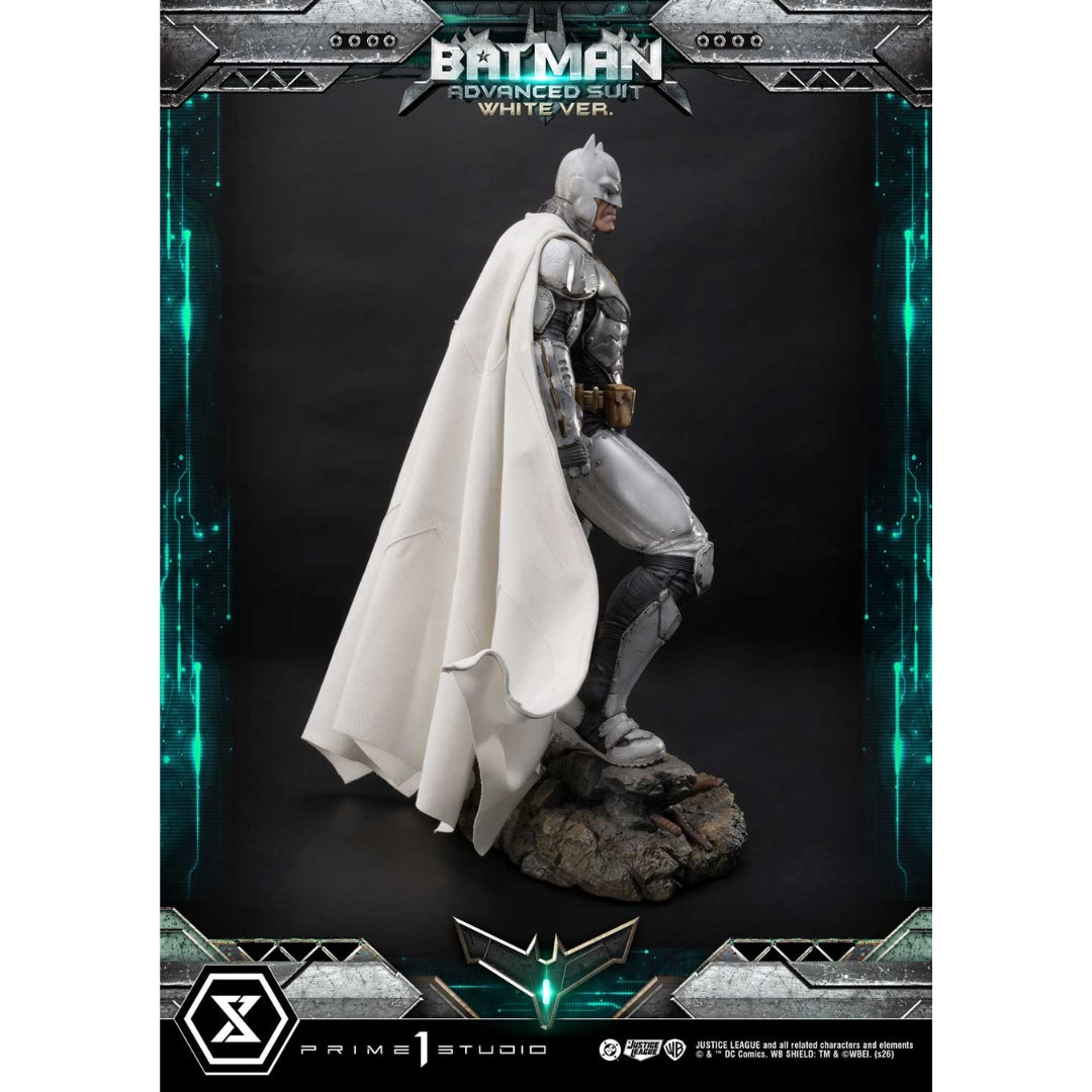 Justice League (Comics) Batman Advanced Suit White Version Statue By Prime1 Studios