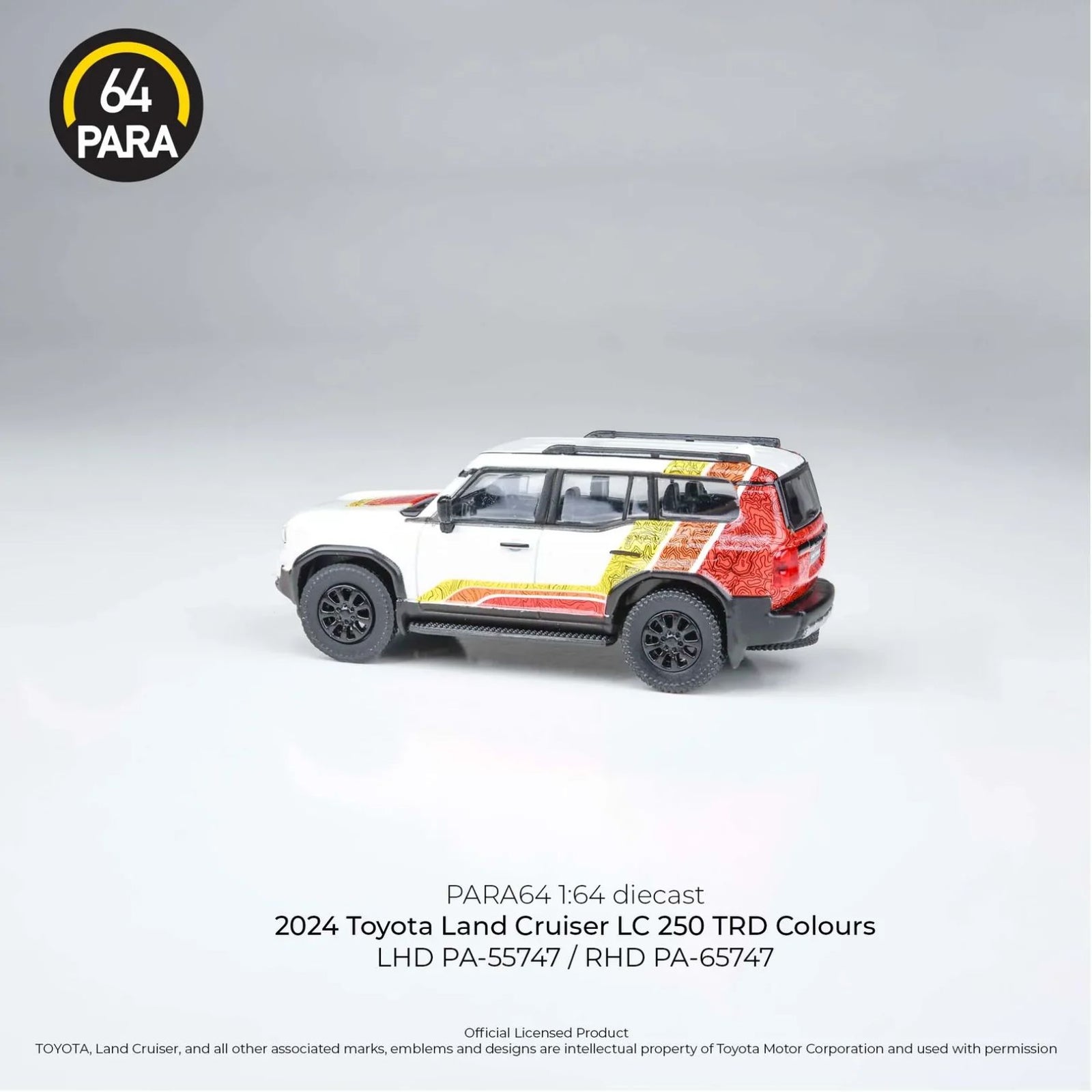 Toyota Land Cruiser 2024 Lc250 Trd Colors 1:64 Diecast Car By Para64