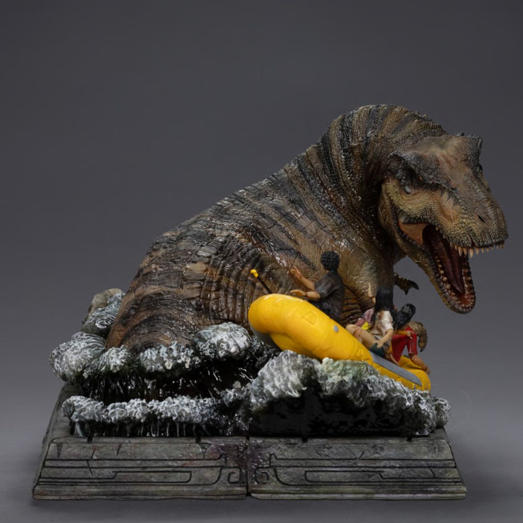 T-Rex River Attack Demi Art Scale Statue By Iron Studios -Iron Studios - India - www.superherotoystore.com