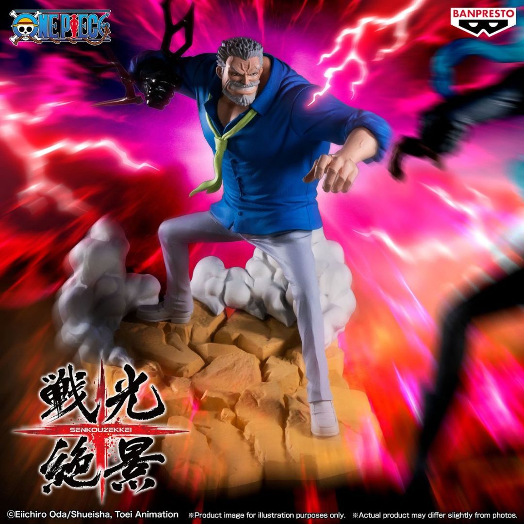 One Piece Senkozekkei - Monkey D.Garp Figure by Banpresto -Banpresto - India - www.superherotoystore.com