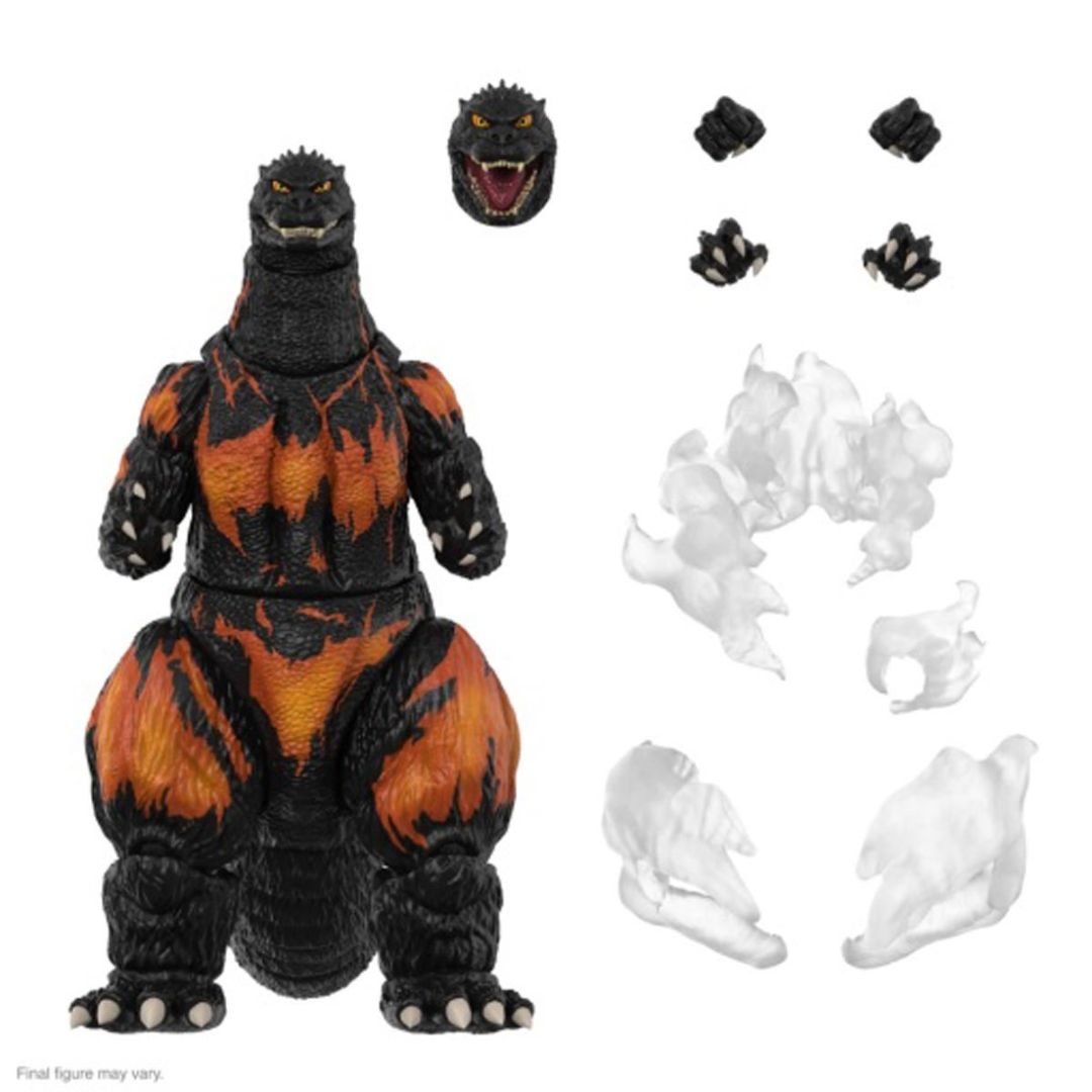 Godzilla Ultimates Burning Godzilla Heisei 8-Inch Scale Action Figure By Super7 -Super7 - India - www.superherotoystore.com