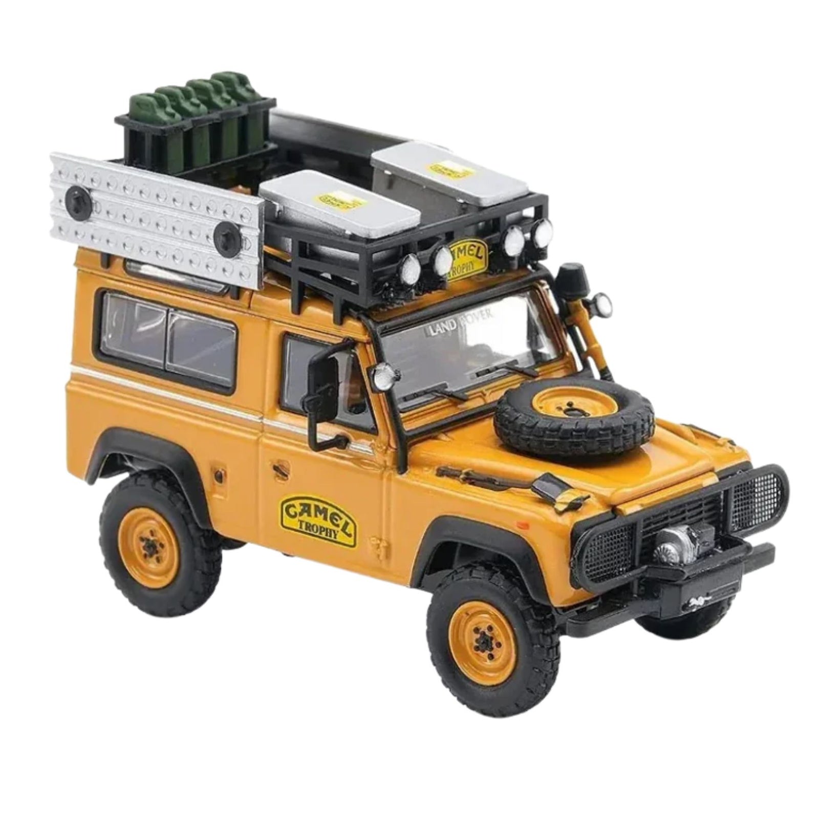 Land Rover 90 "Camel Trophy" Borneo 1985 1:64 Diecast Car By Almost Real