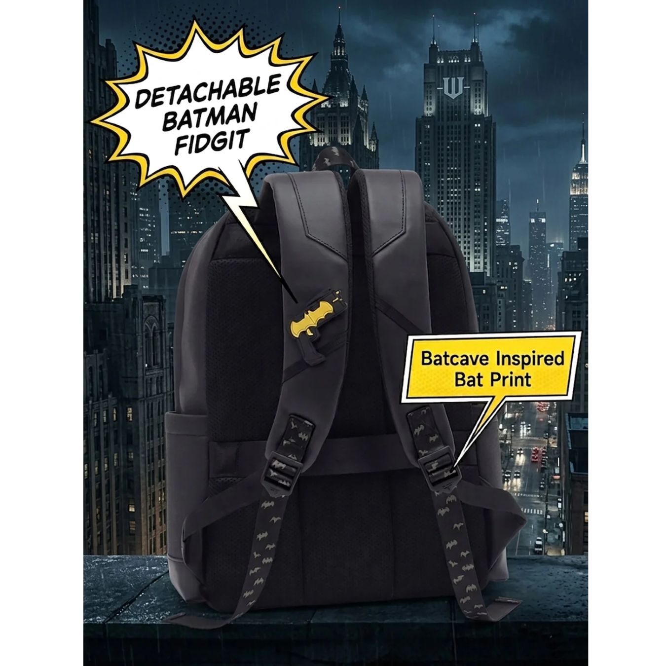 The Classic Batman Batpack By Fur Jaden -Fur Jaden - India - www.superherotoystore.com