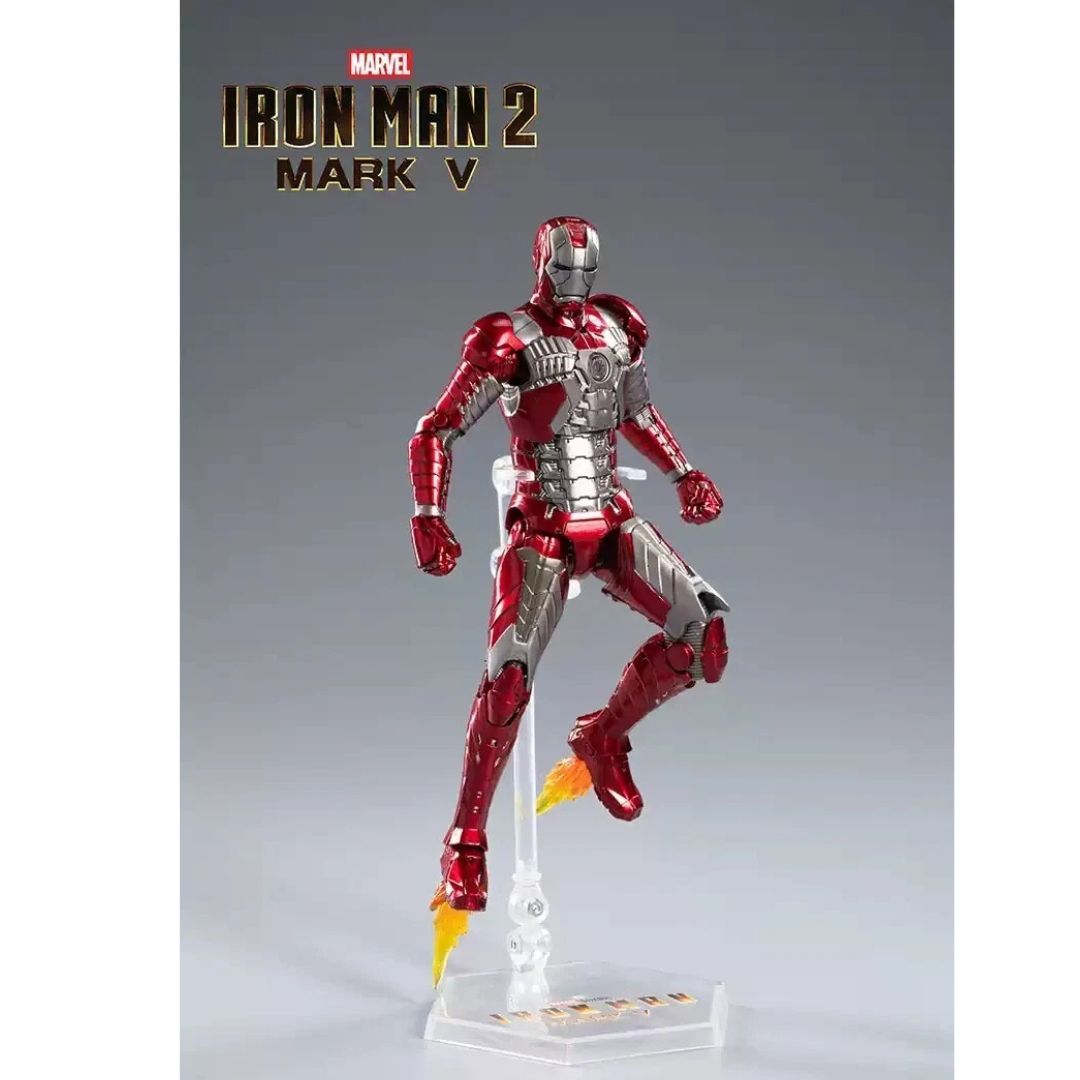 Iron Man Mk5 With Lighting Function Action Figure By Zd Toys -ZD Toys - India - www.superherotoystore.com