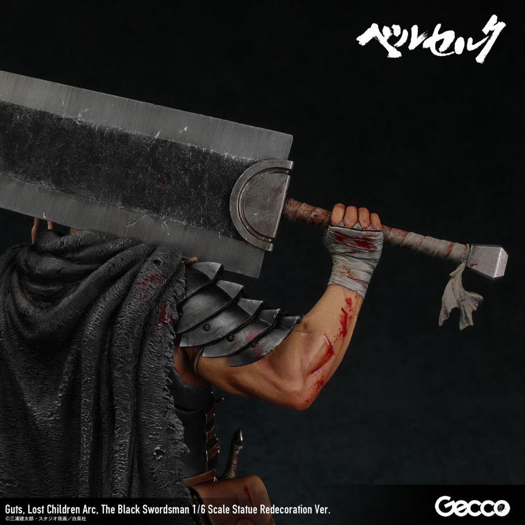 Guts, Lost Children Arc, The Black Swordsman (Redecoration Version) Statues By Gecco Co -Gecco Co - India - www.superherotoystore.com