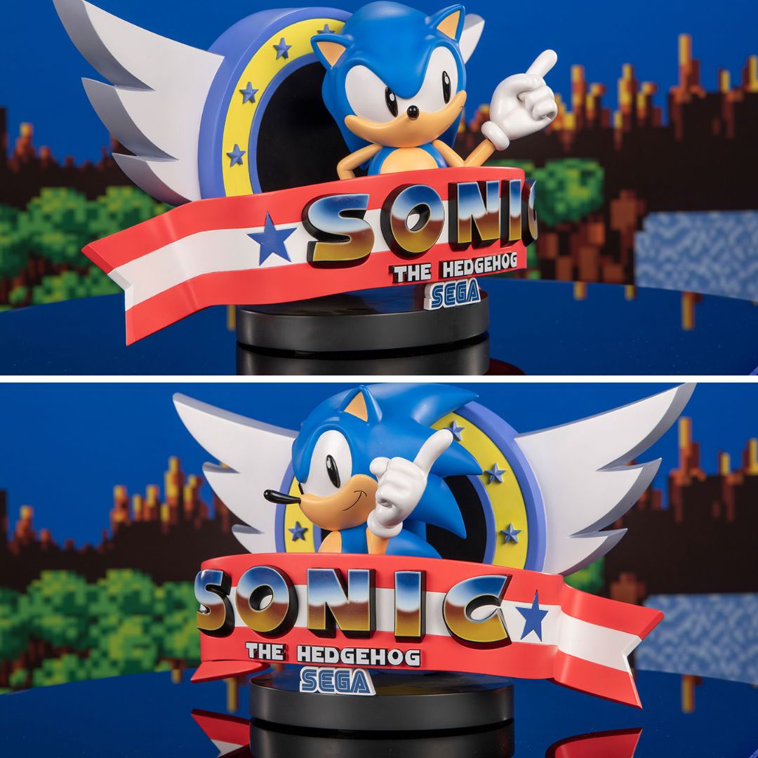 Sonic Title Screen By First 4 Figures -First 4 Figures - India - www.superherotoystore.com