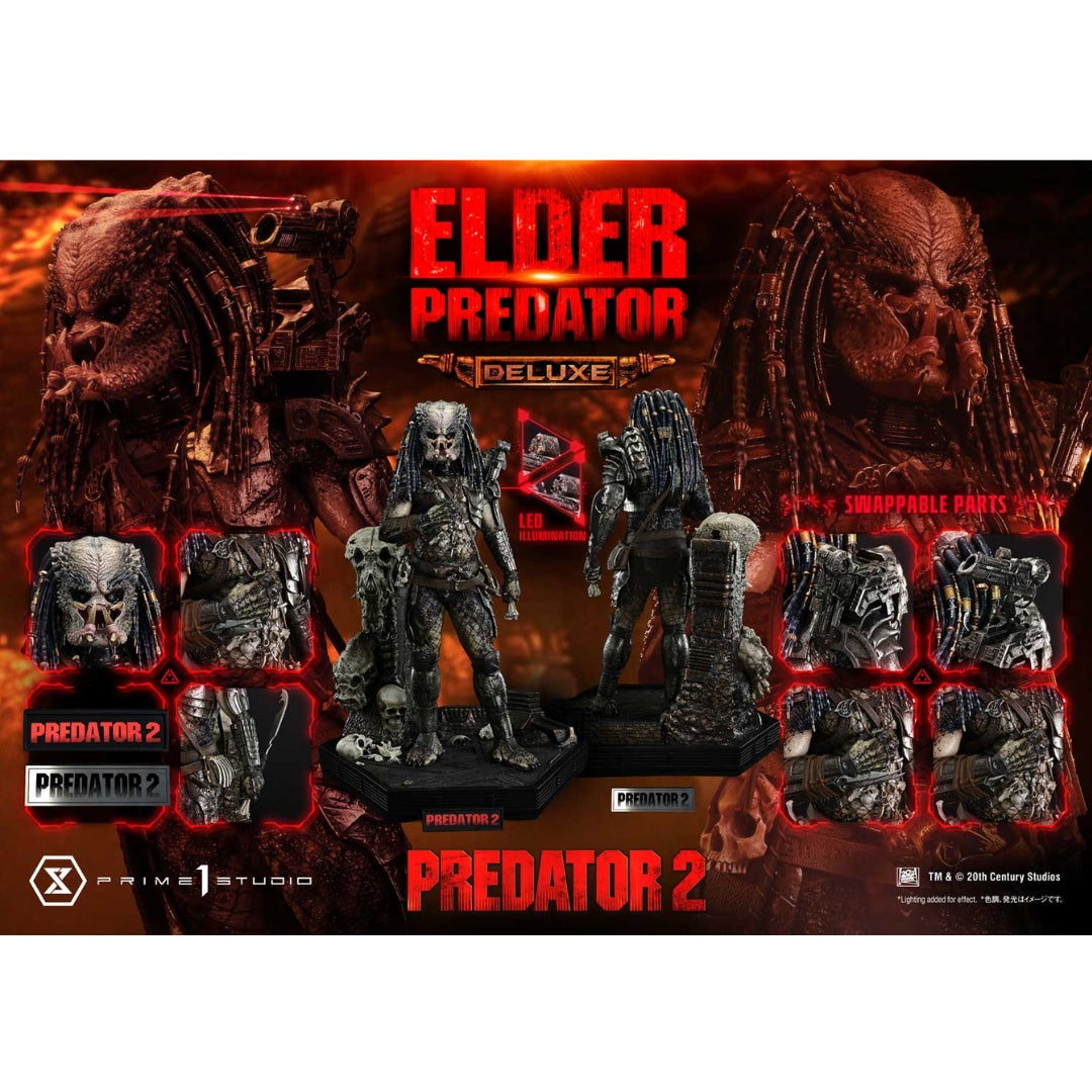 Predator 2 (Film) Elder Predator Deluxe Statue By Prime1 Studios -PCS Collectibles - India - www.superherotoystore.com