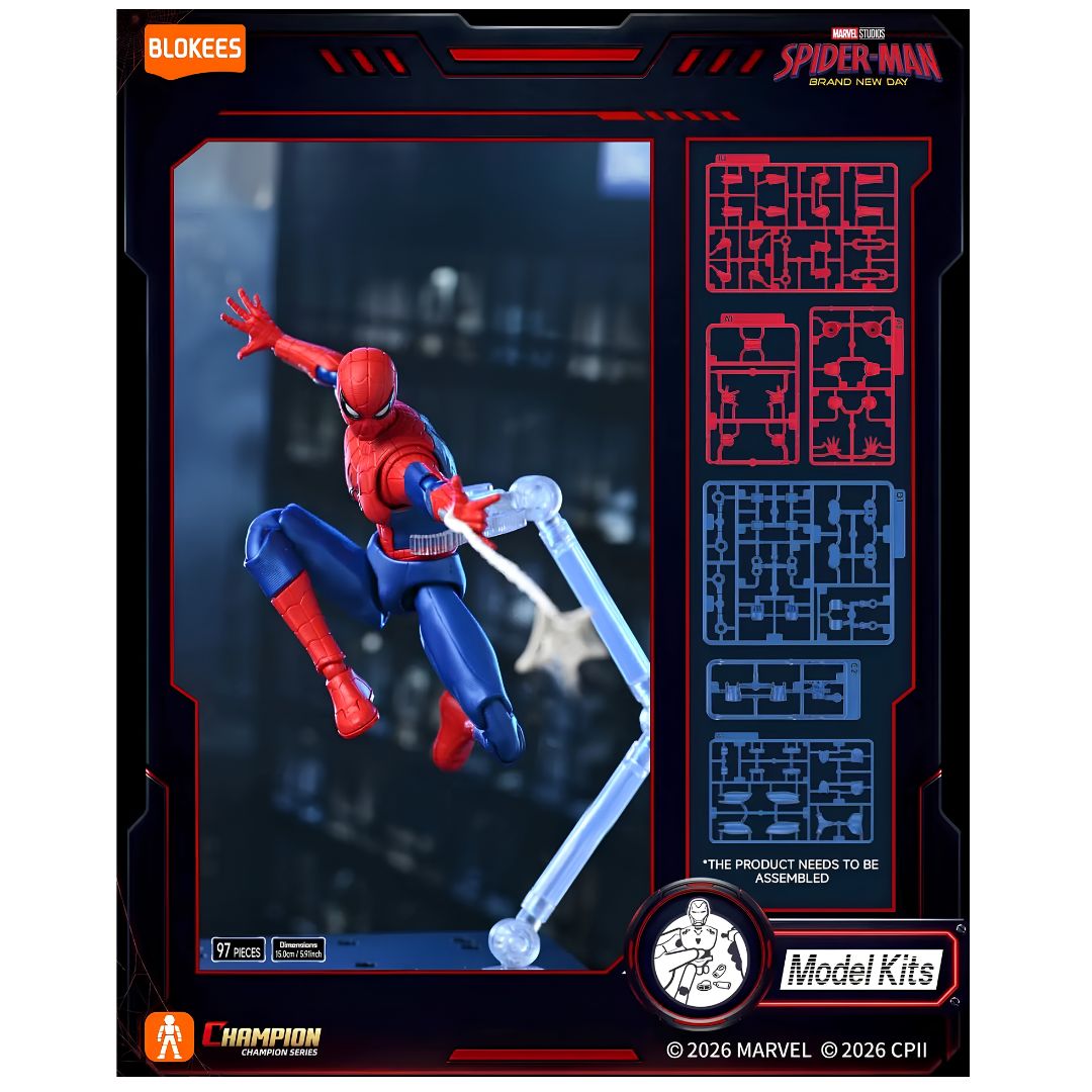 Spider Man Brand New Daychampion Class Model Kit By Blokees