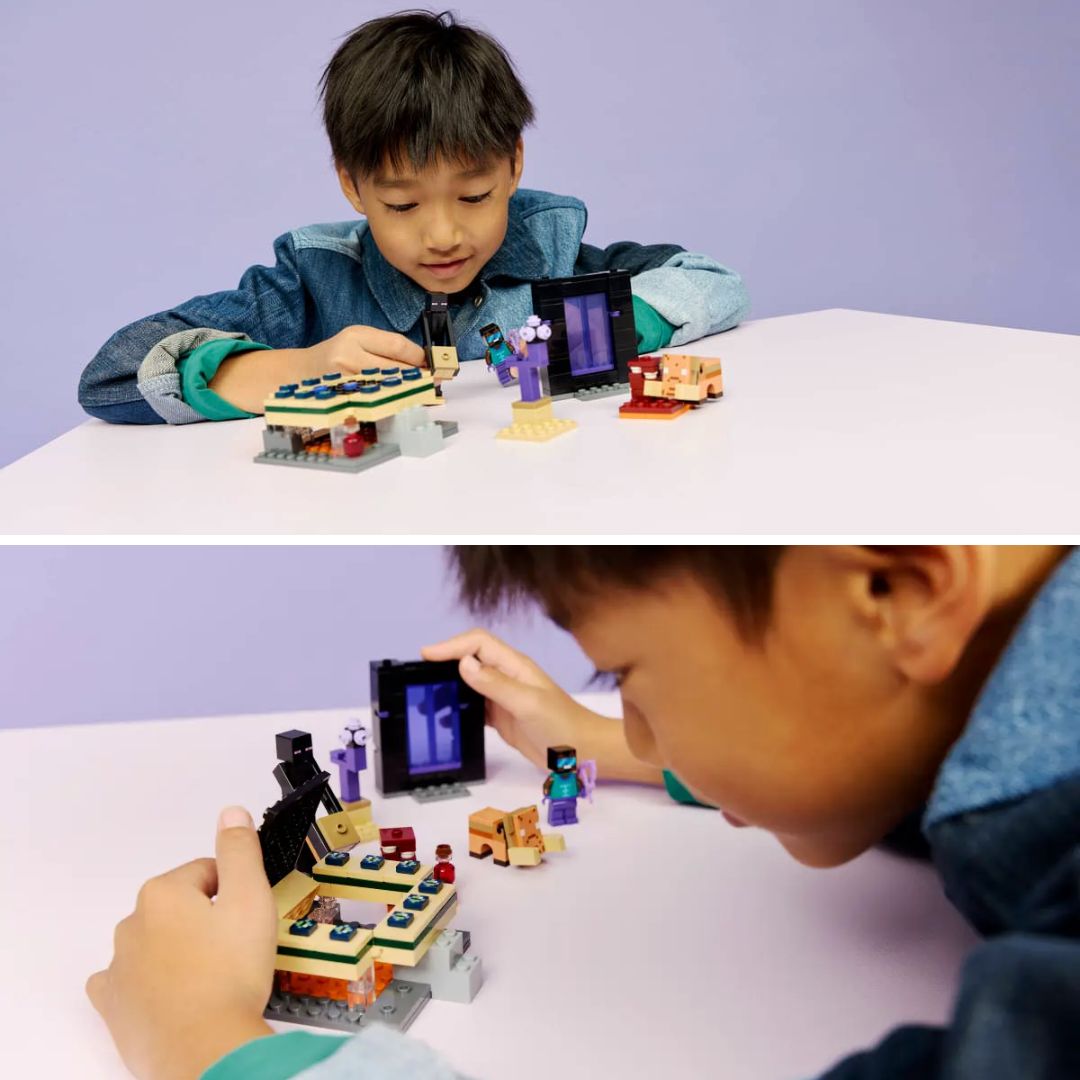 Minecraft Nether & End Portal Journey By Lego -Lego - India - www.superherotoystore.com