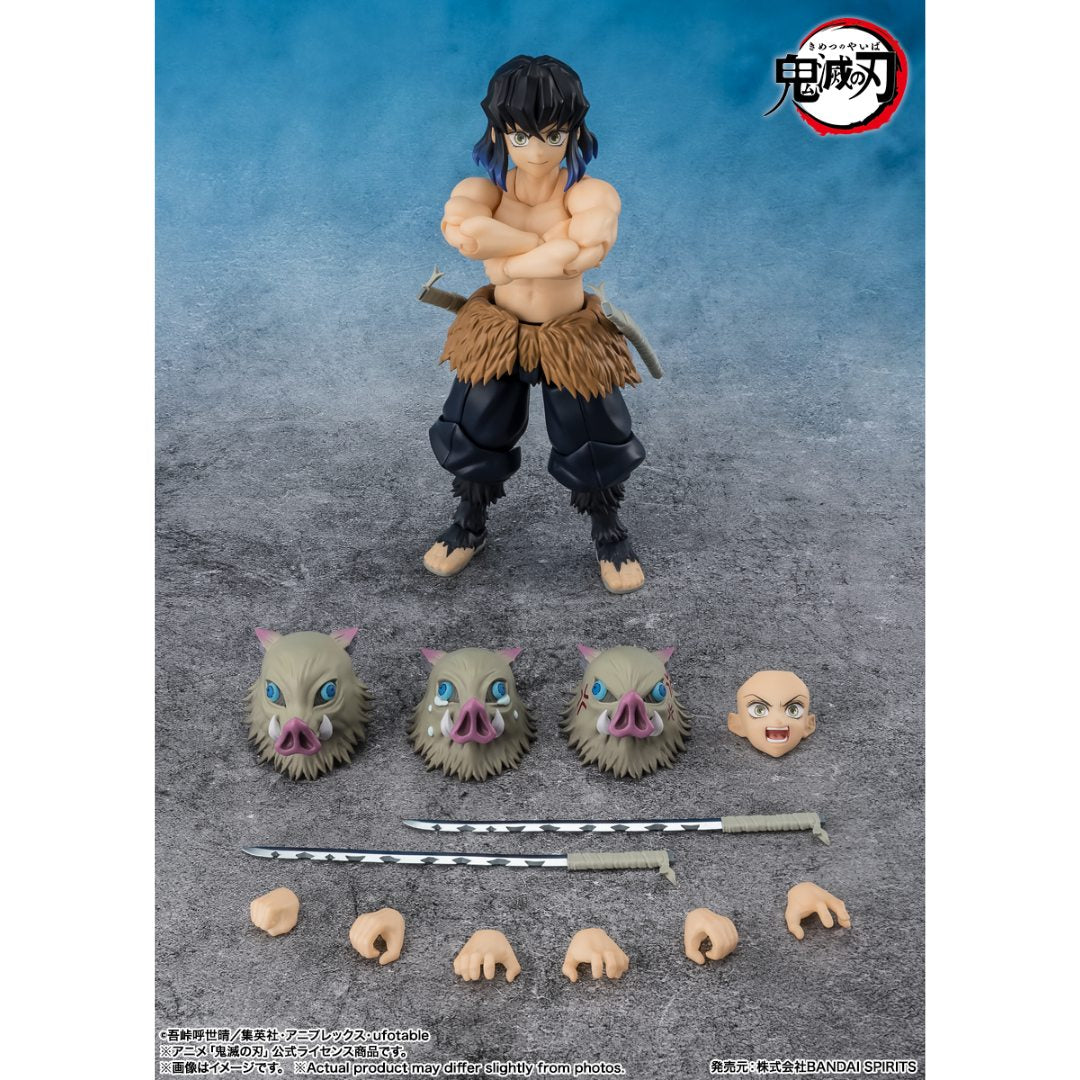 Demon Slayer Inosuke Hashibira S.H.Figuarts By Tamashii Nations -Tamashii Nations - India - www.superherotoystore.com