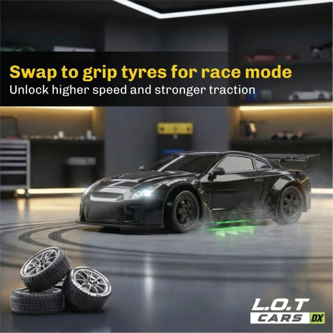 Flare – Remote Control Drifter 1:24 Scale Black Car By Legend Of Toys