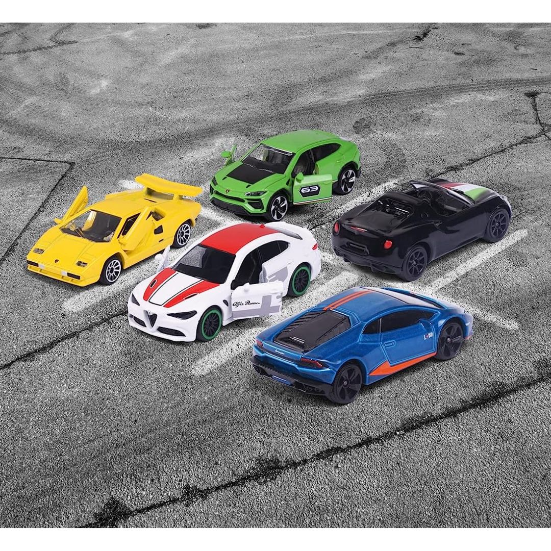 Dream Cars Italy, 5 Car Gift Pack By Majorette By Majorette -Majorette - India - www.superherotoystore.com