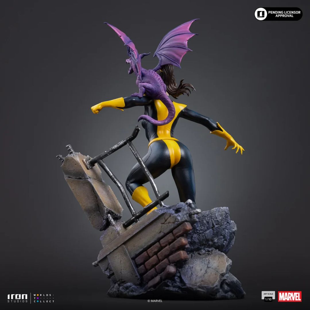 Kitty Pride & Lockheed - X-Men Comics - BDS Art Scale 1/10 Statue By Iron Studios