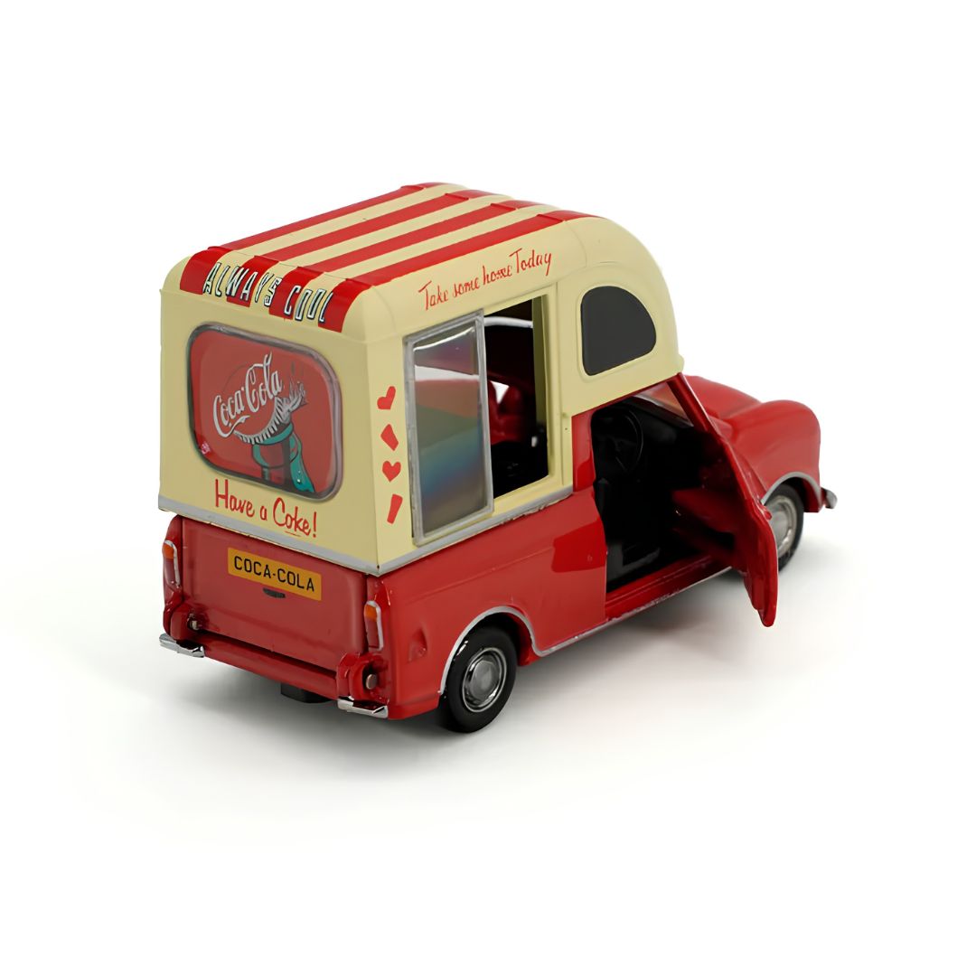 Morris Mini Pickup X Coca Cola 1:64 Scale Die-Cast Car By Tiny City