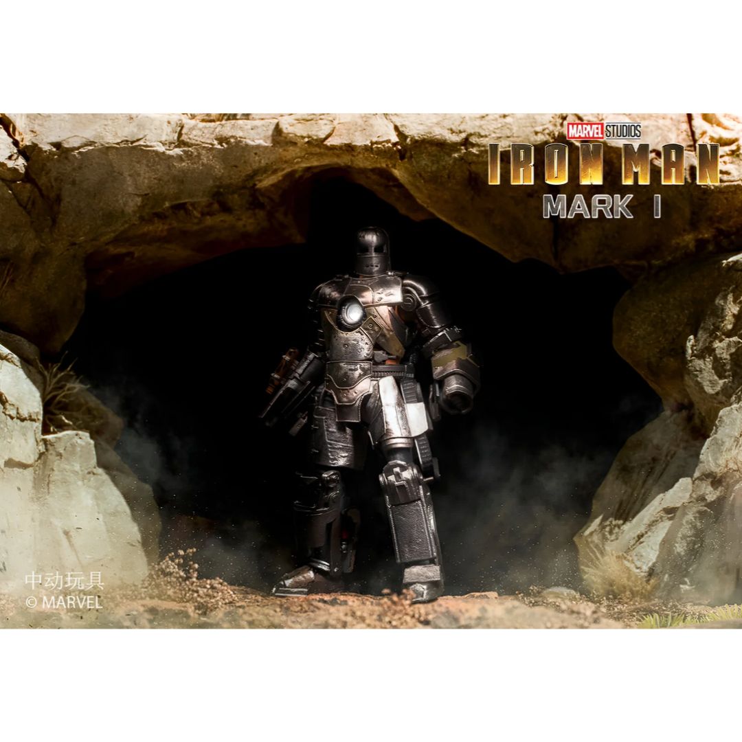 Iron Man Mk1 W Hologram Action Figure By Zd Toys -ZD Toys - India - www.superherotoystore.com