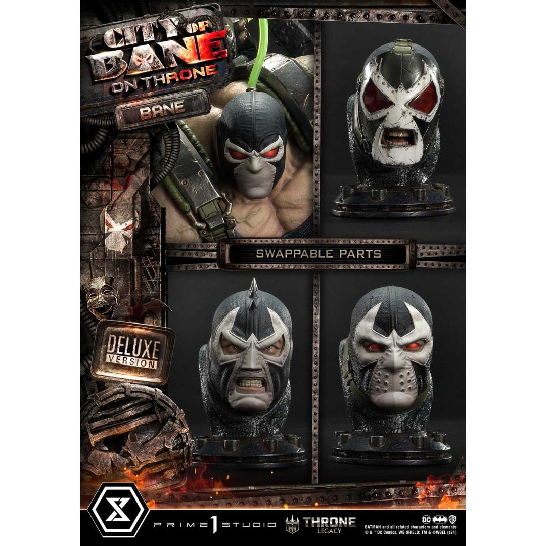 Batman (Comics) City of Bane Bane on Throne Statue (Concept design by Carlos D'Anda) Bonus Version by Prime1 Studios -Prime 1 Studio - India - www.superherotoystore.com