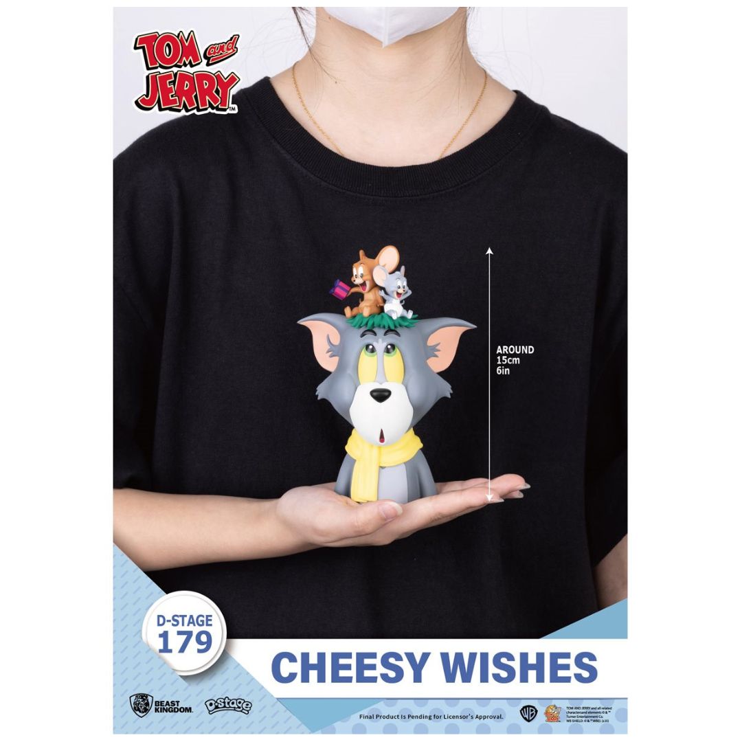 Tom And Jerry Cheesy Wishes Ds-179 D-Stage Statue By Beast Kingdom -Beast Kingdom - India - www.superherotoystore.com