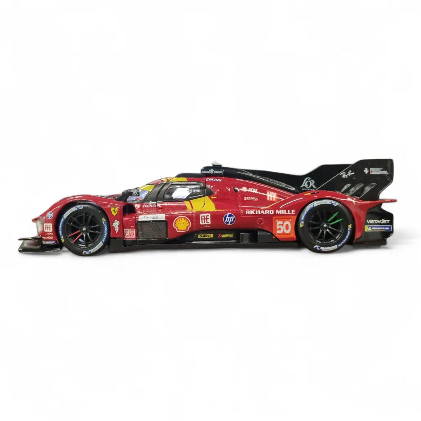 Ferrari 499P 2025 No 50 24h LeMans Winner 1:24 Scale Diecast Car By Bburago -Bburago - India - www.superherotoystore.com