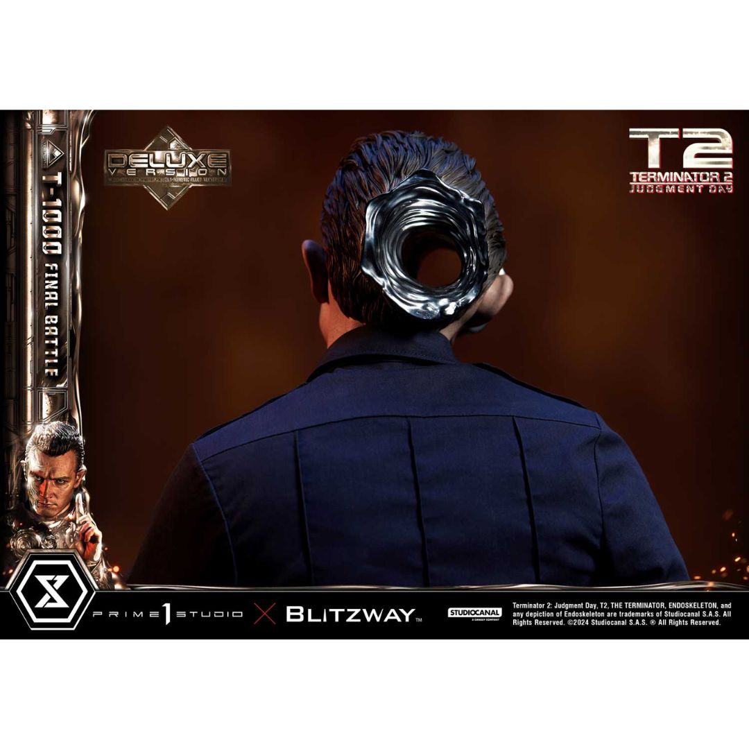 Terminator 2: Judgment Day T-1000 Final Battle DX Bonus Version Statue by Prime1 Studios -Prime 1 Studio - India - www.superherotoystore.com