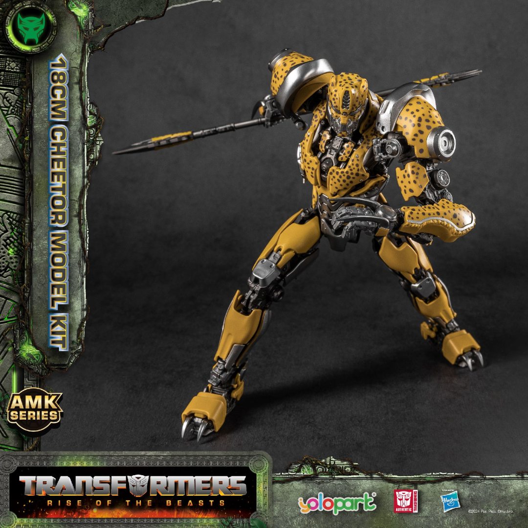 Transformers Rise Of The Beasts: Amk Series 18Cm Cheetor Model Kit By Yolo Park -Yolo Park - India - www.superherotoystore.com
