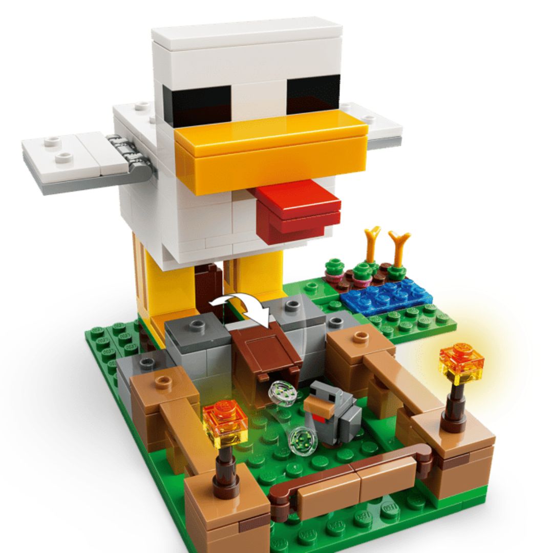 Minecraft Chicken Farm By Lego -Lego - India - www.superherotoystore.com