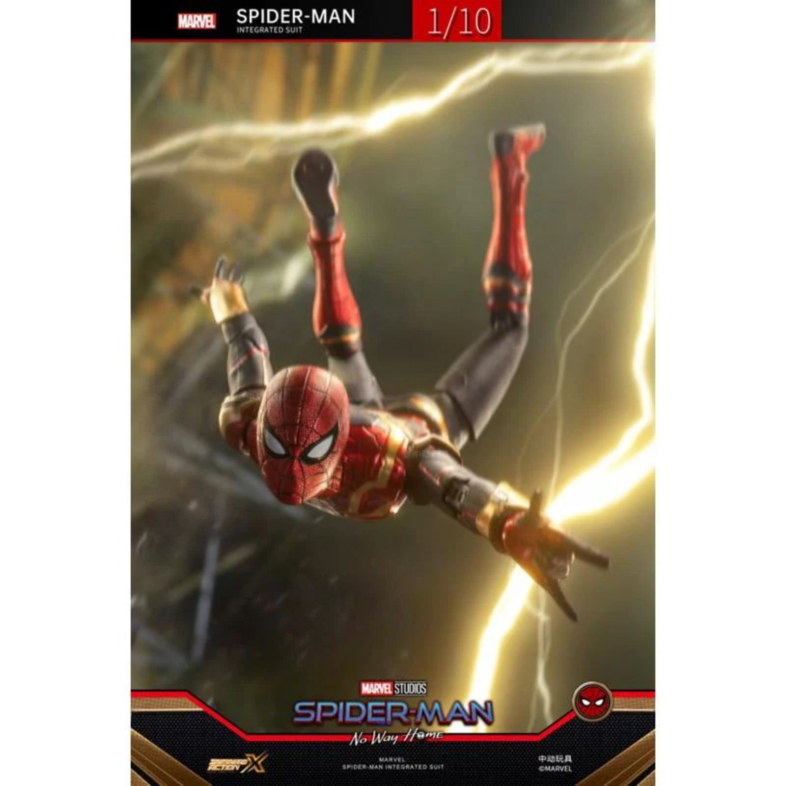 Spider-Man No Way Home - Integrated Spiderman Suit By Zd Toys -ZD Toys - India - www.superherotoystore.com