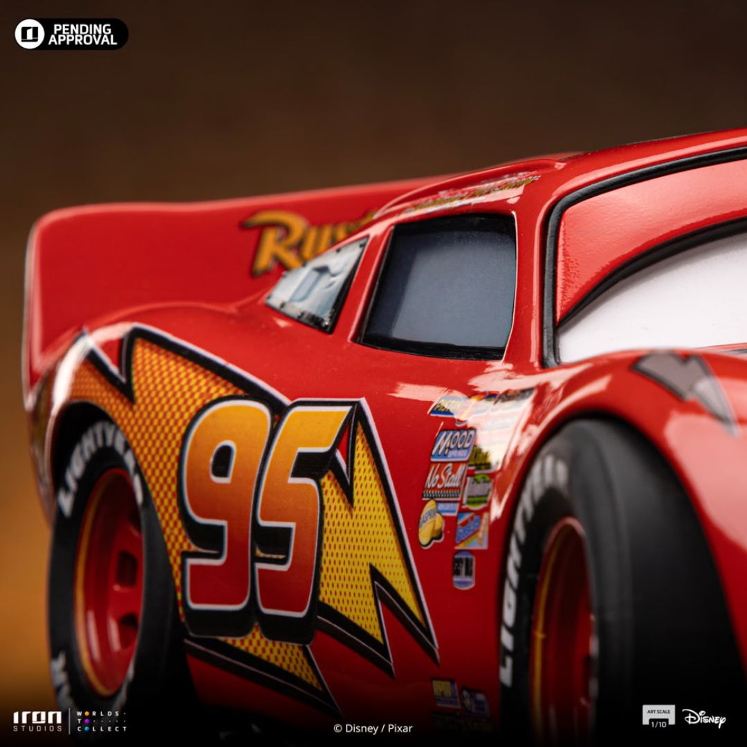 Lightning Mcqueen - Cars Statue By Iron Studios -Iron Studios - India - www.superherotoystore.com