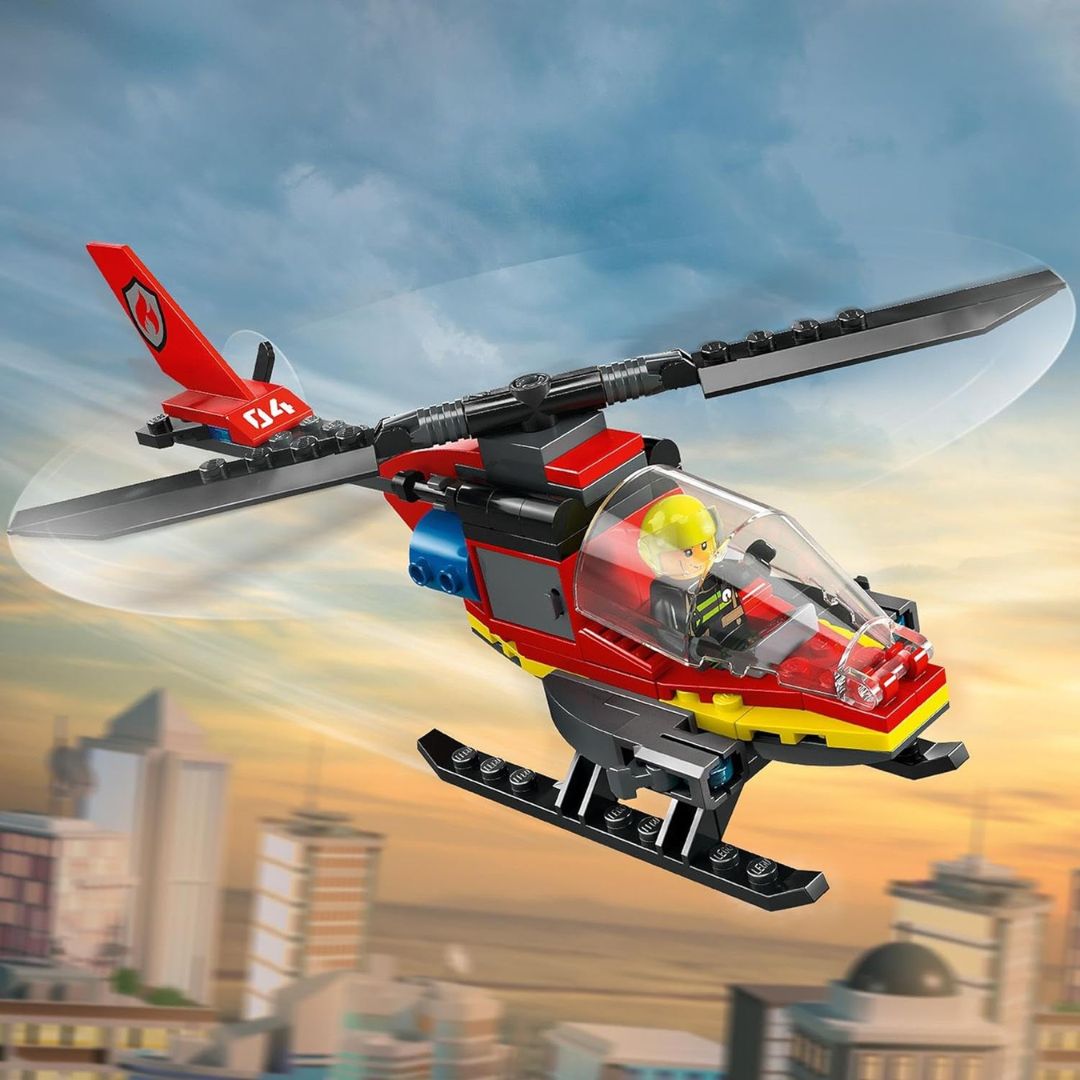 Lego City City Great Vehicles Fire Rescue Helicopter