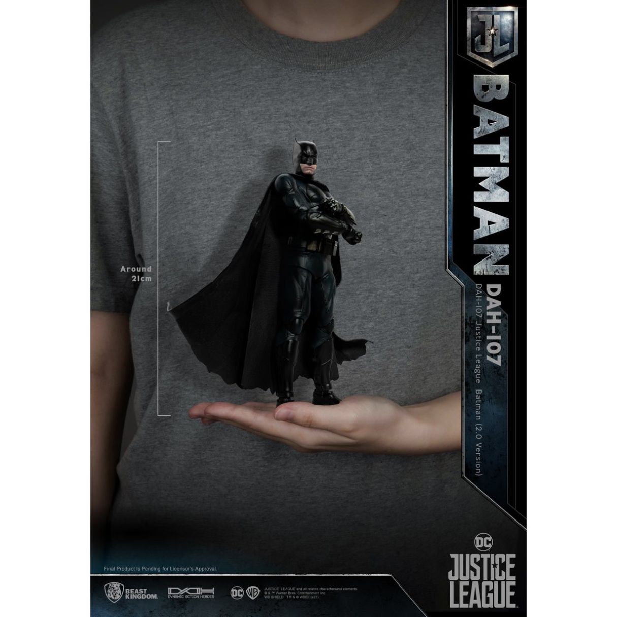 DAH-107 Justice League Batman Action Figure by Beast Kingdom -Beast Kingdom - India - www.superherotoystore.com