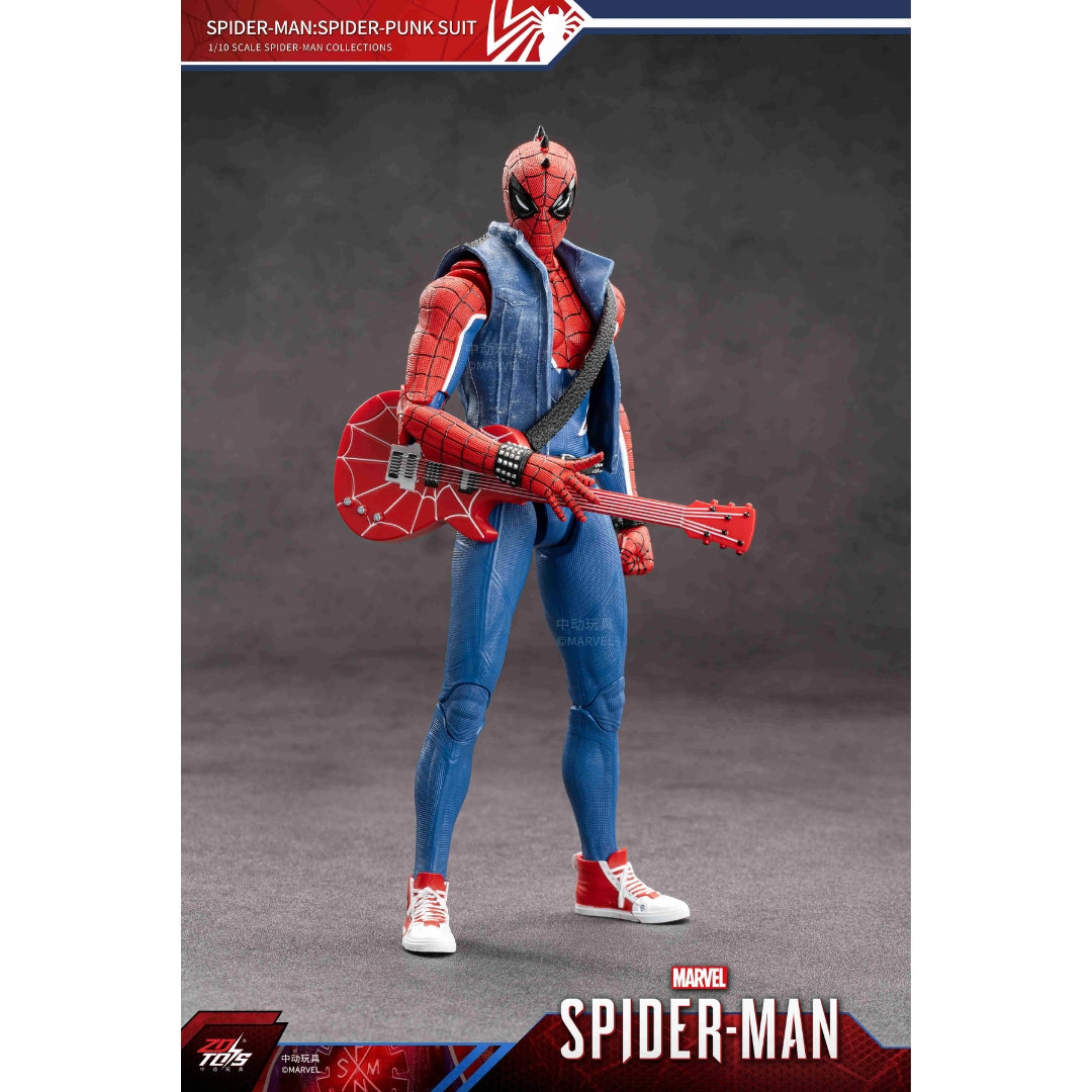Spider-Man: Spider-Punk Suit Action Figure By Zd Toys