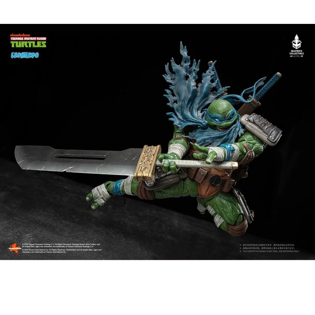 Teenage Mutant Ninja Turtles Leonardo Action Figure Deluxe Version By Heatboys