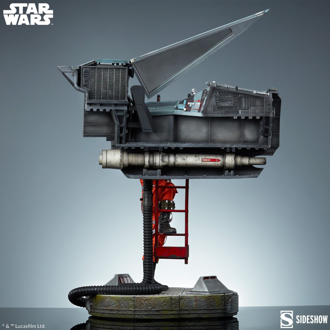 Luke Skywalker & X-Wing: Red Five, Standing By Premium Format Statue By Sideshow Collectibles -Sideshow Collectibles - India - www.superherotoystore.com