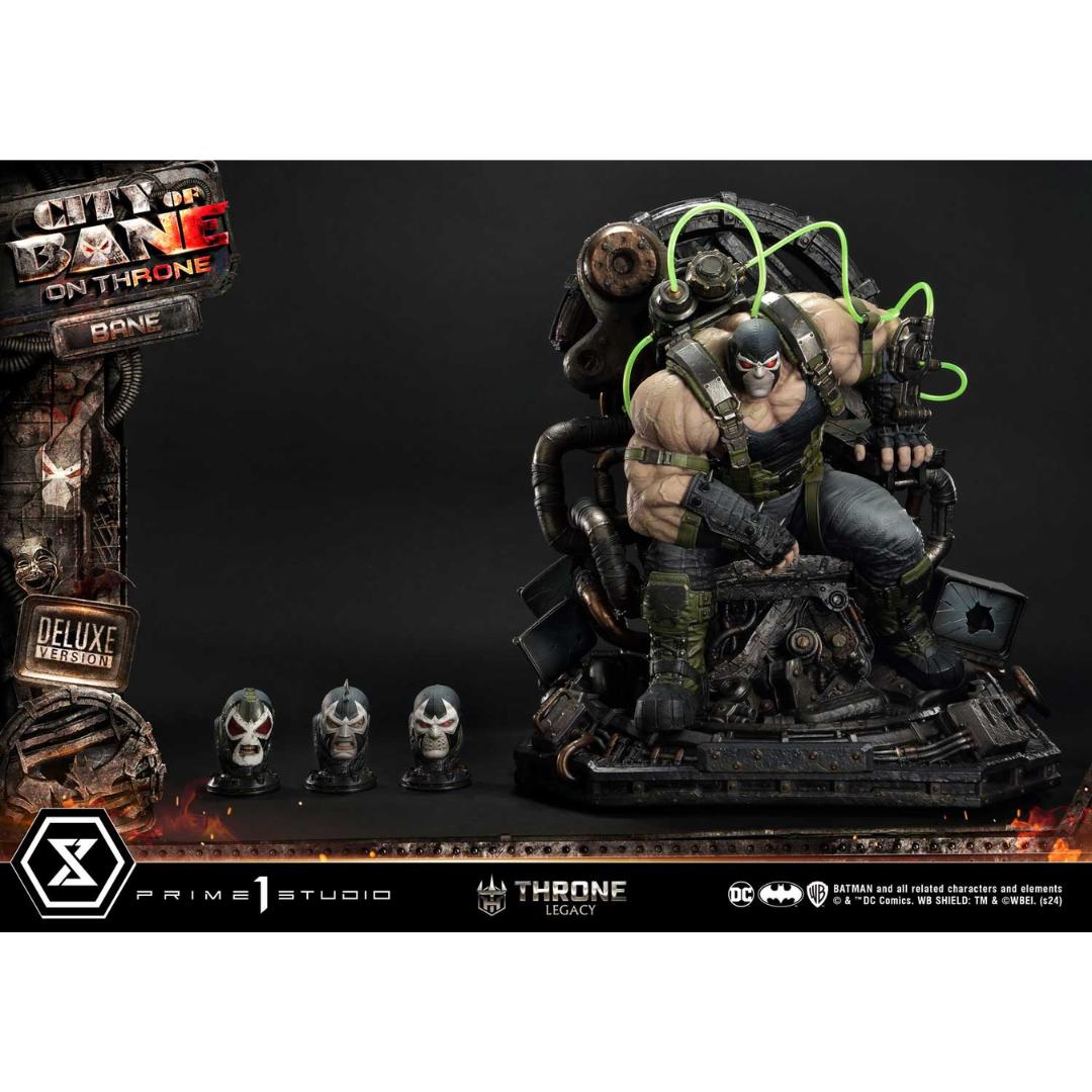 Batman (Comics) City of Bane Bane on Throne Statue (Concept design by Carlos D'Anda) Bonus Version by Prime1 Studios -Prime 1 Studio - India - www.superherotoystore.com